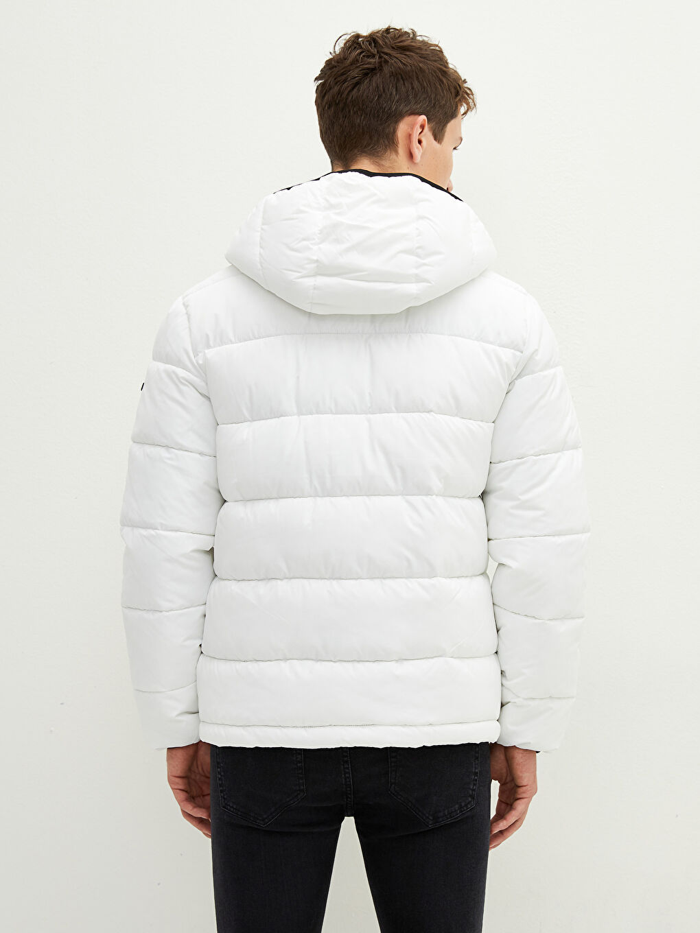 Slim Fit Hooded Men's Puffer Coat-7