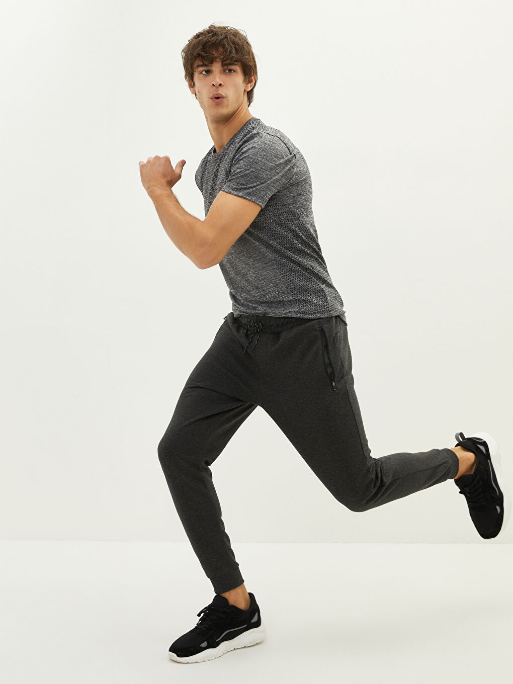 Pantalon de Survêtement Jogger de Sport Actif Coupe Svelte Homme-9