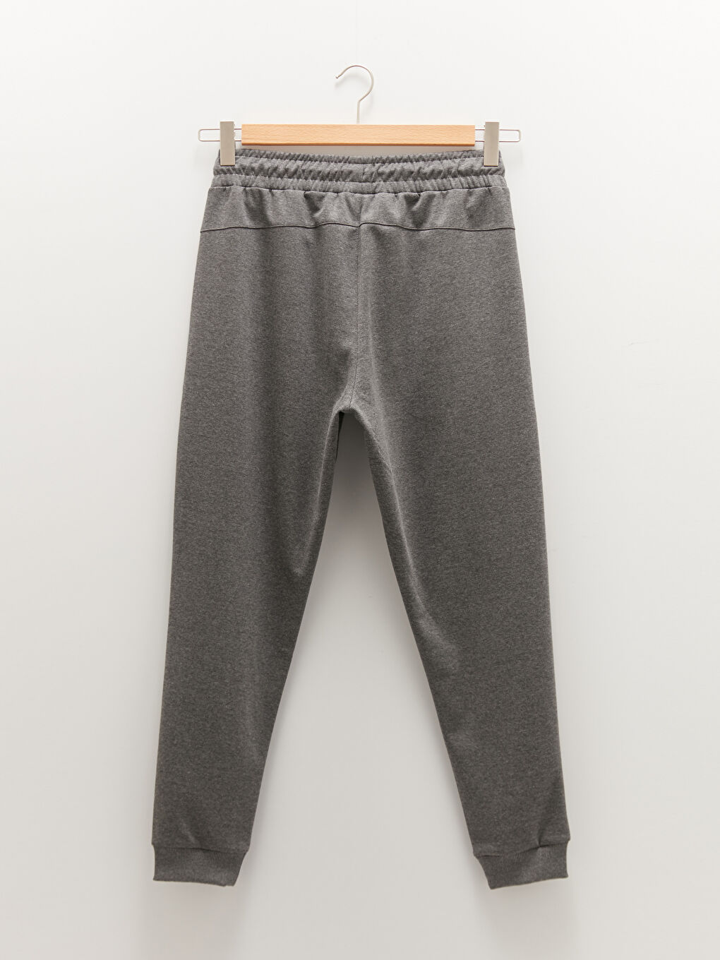 Gri Slim Fit Aktif Spor Erkek Jogger Eşofman Altı-11