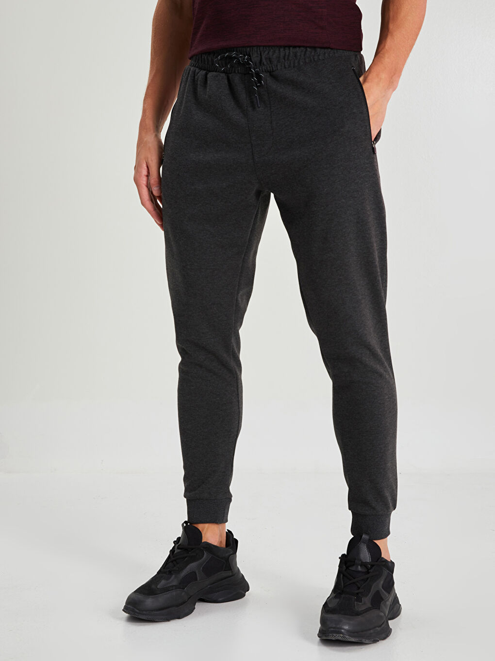 Pantalon de Survêtement Jogger de Sport Actif Coupe Svelte Homme-8