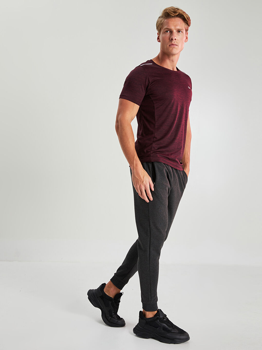 Pantalon de Survêtement Jogger de Sport Actif Coupe Svelte Homme-2