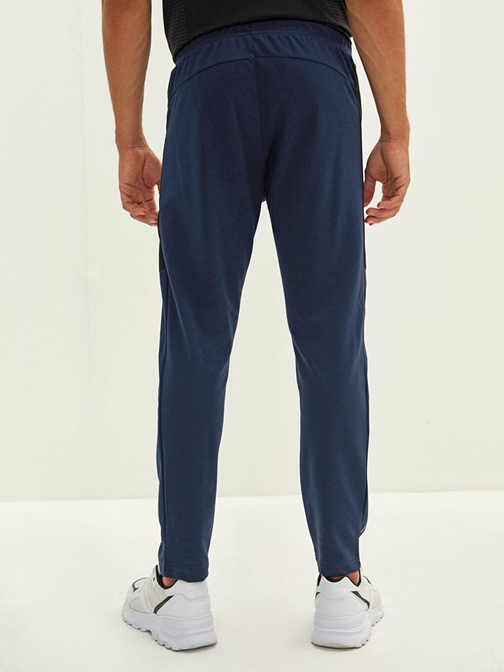 Lacivert Standart Kalıp Aktif Spor Erkek Eşofman Altı-9