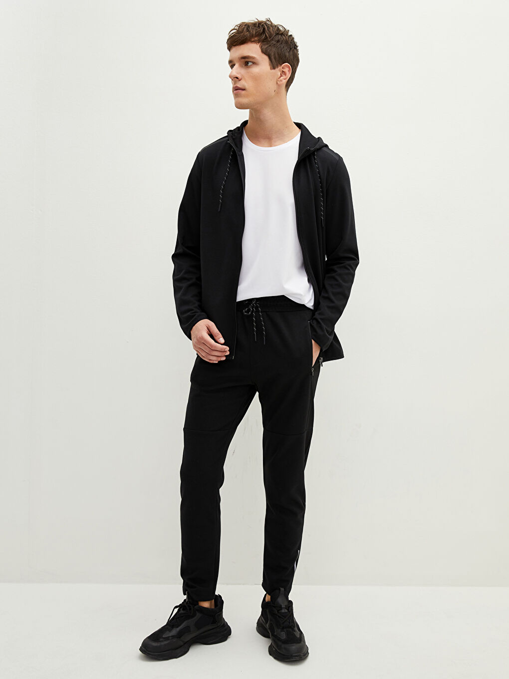 Standard Fit Active Sports Men's Trousers-3