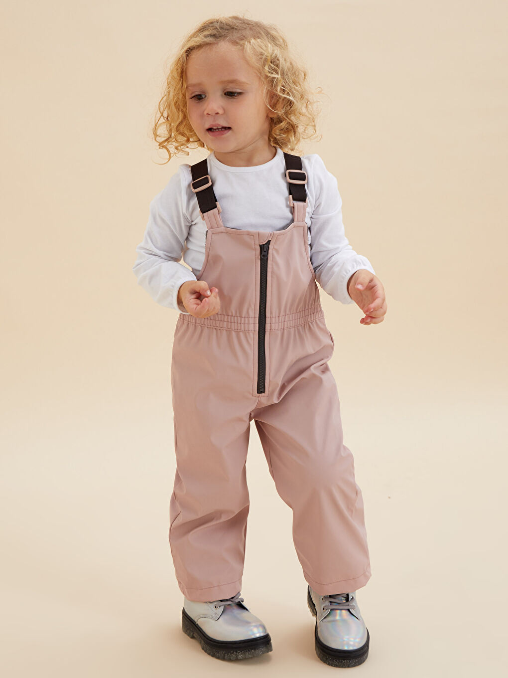Комбинезон-Дождевик Basic Для Малышки С Квадратным Вырезом На Подтяжках-1