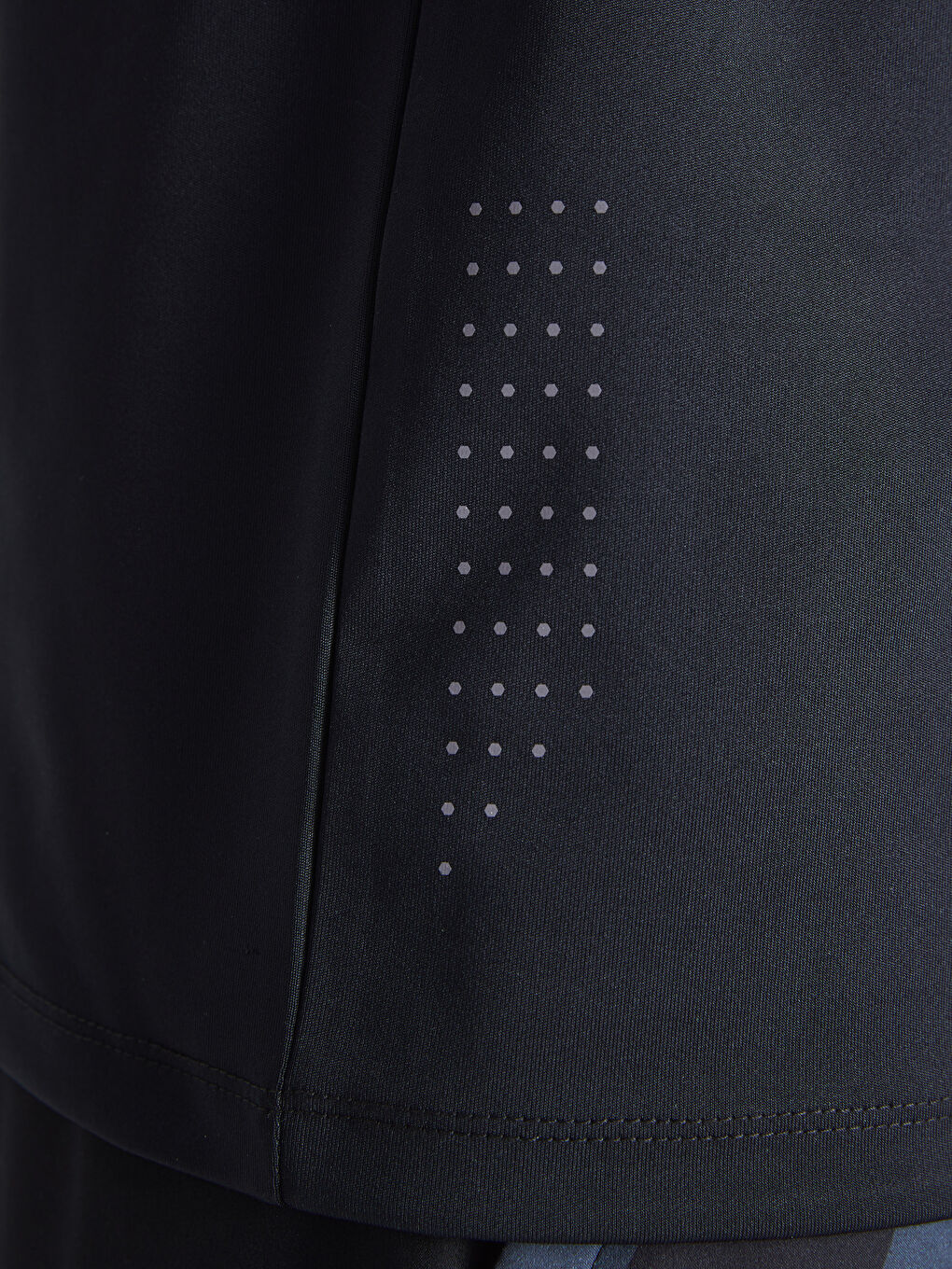 Siyah Kapüşonlu Uzun Kollu Erkek Spor Tişört-5