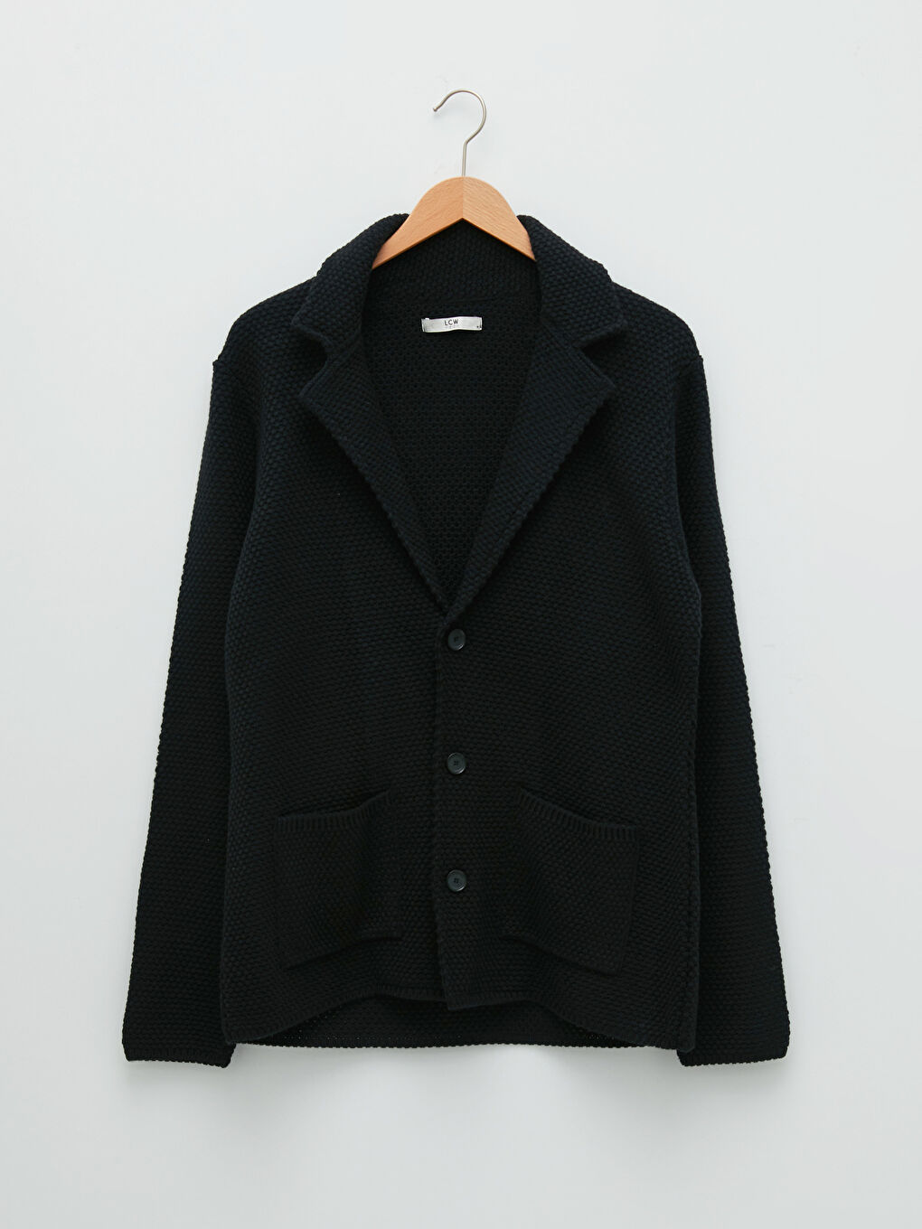 Slim Fit Shawl Collar Long Sleeve Men's Knitwear Cardigan-6
