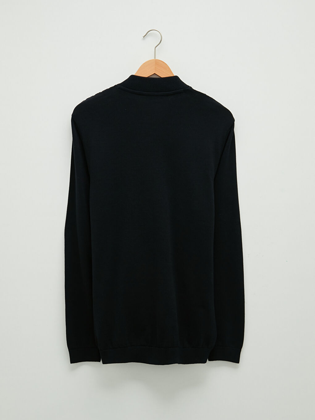 Slim Fit Kolej Yaka İnce Erkek Triko Hırka-6