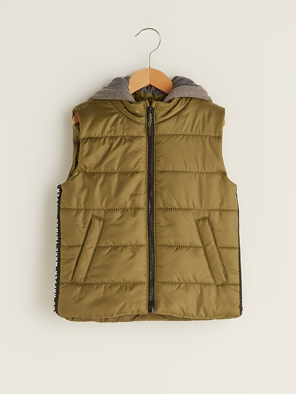 Hooded Boys' Puffer Gilet
