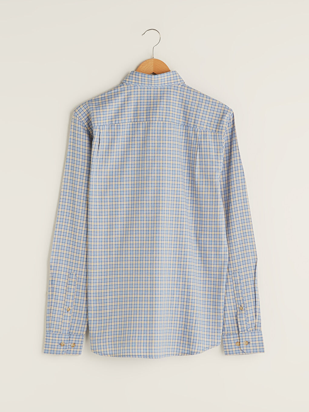 Cămașă Oxford pentru Bărbați cu Mânecă Lungă și Croială Regulară-6