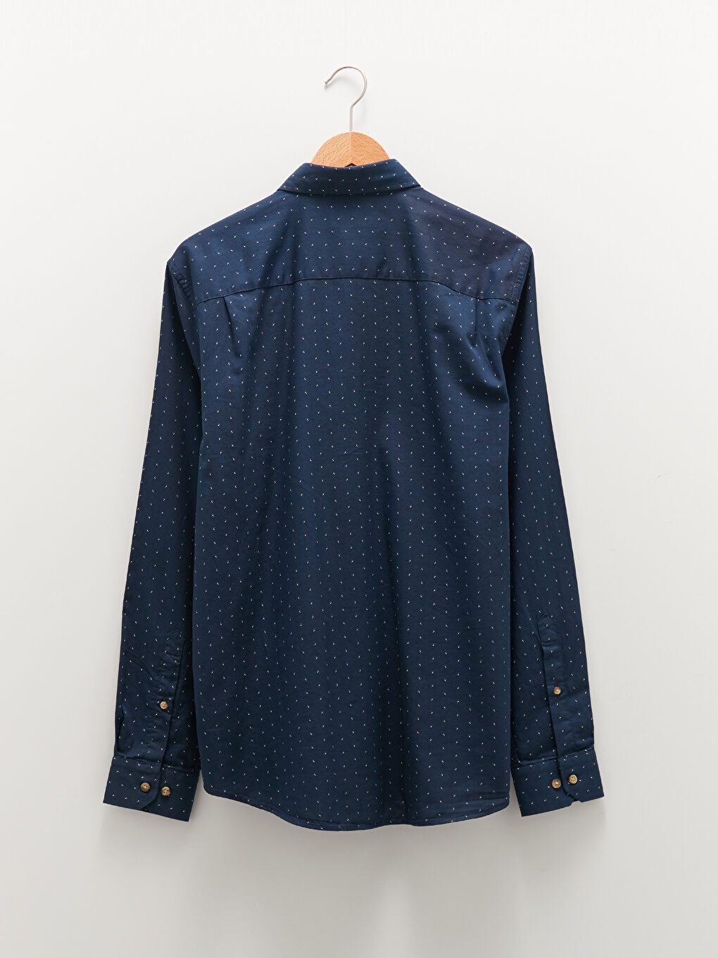 Regular Fit Long Sleeve Gabardine Men's Shirt-6