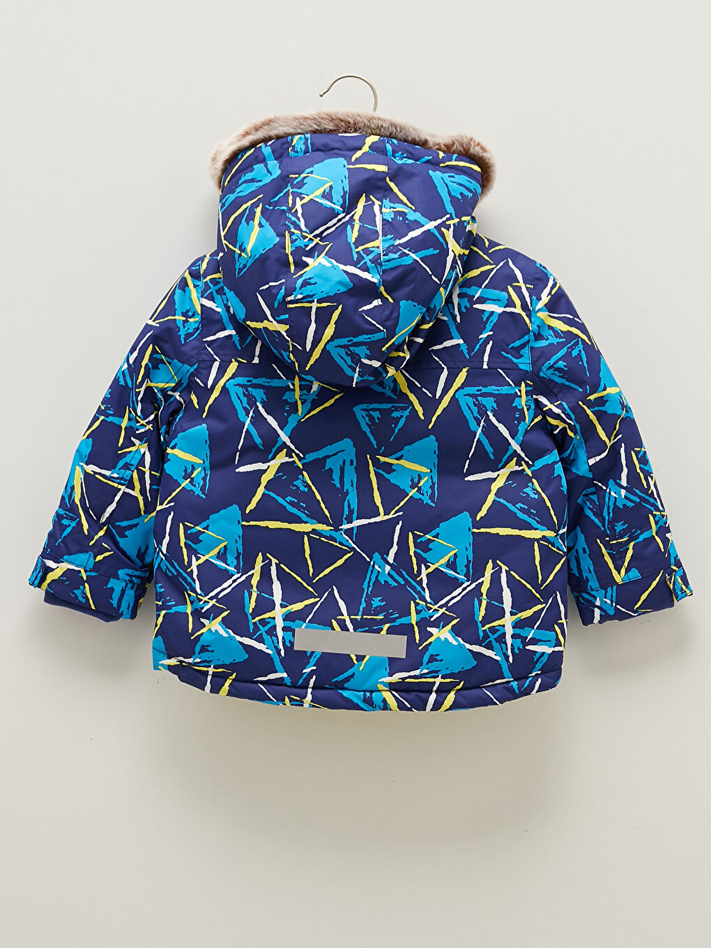 Hooded Long Sleeve Printed Baby Boy Coat-1