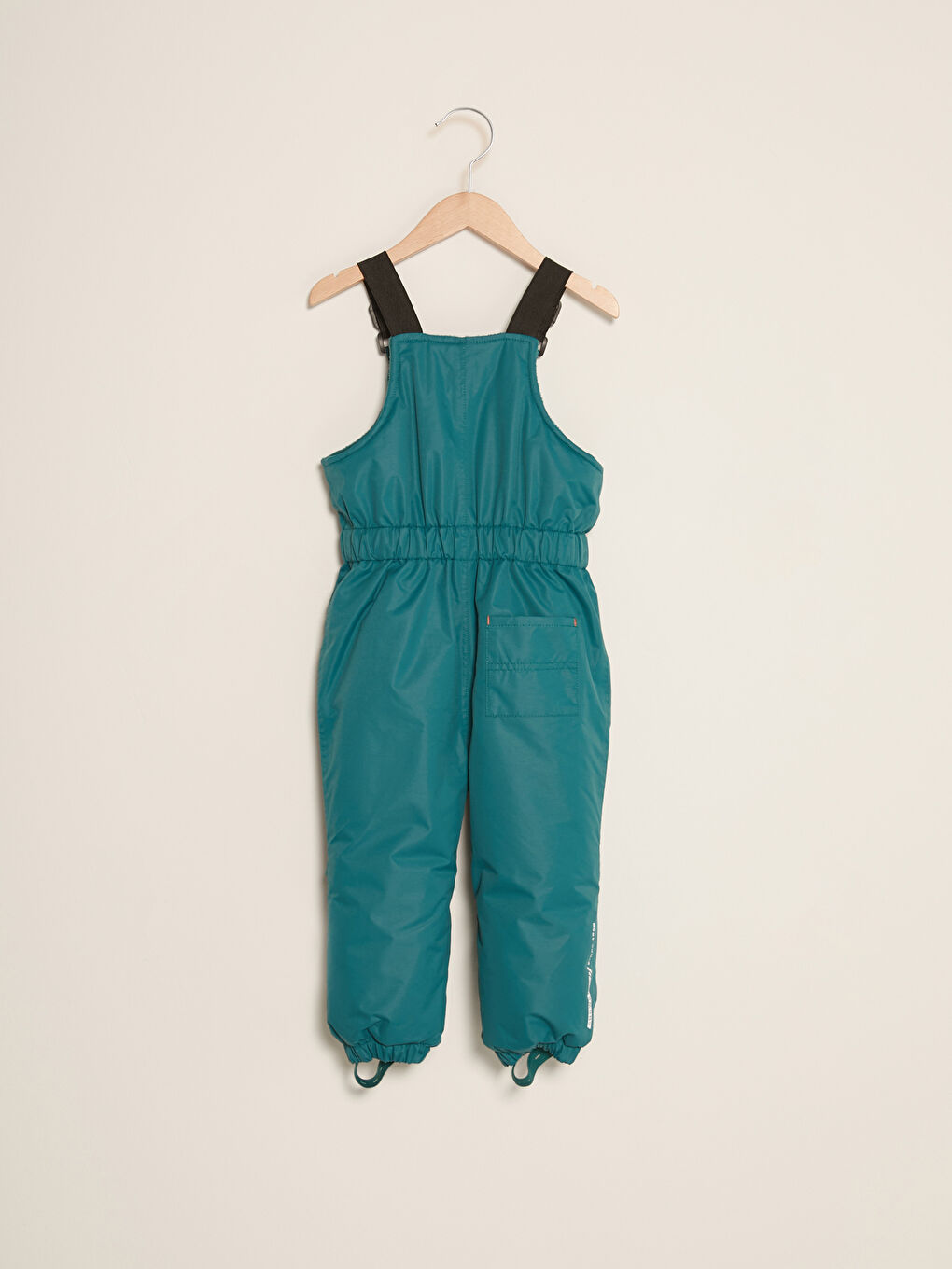 Hooded Long Sleeve Patterned Baby Boy Ski Coat and Jumpsuit Set-4