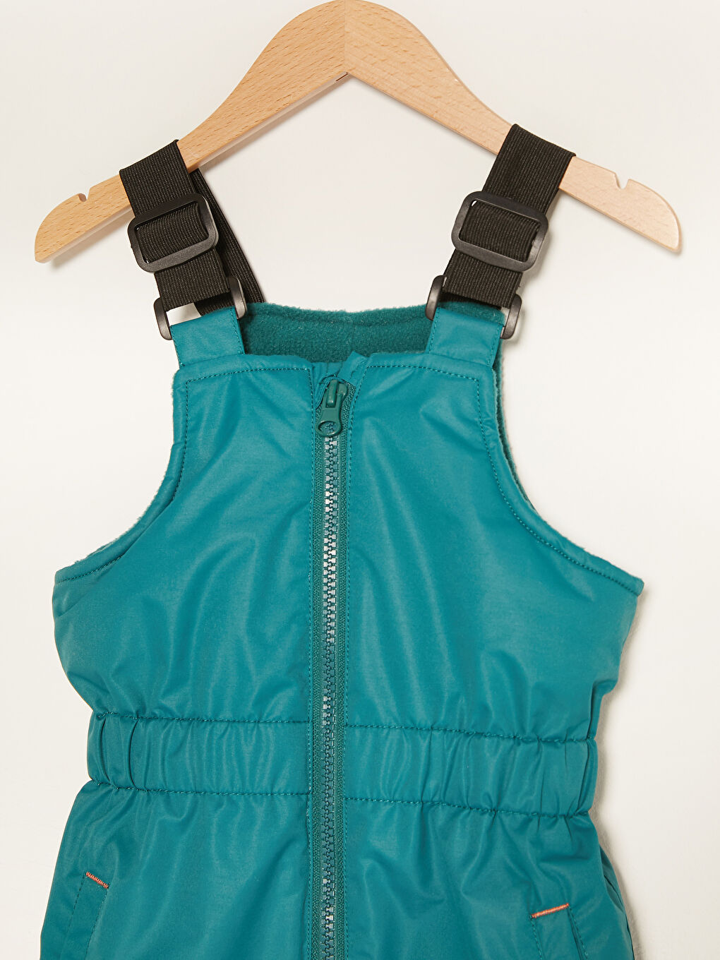 Hooded Long Sleeve Patterned Baby Boy Ski Coat and Jumpsuit Set-5