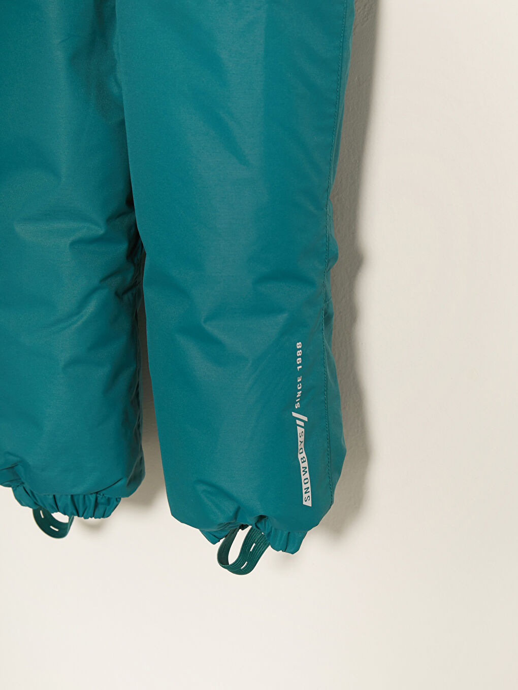 Hooded Long Sleeve Patterned Baby Boy Ski Coat and Jumpsuit Set-7