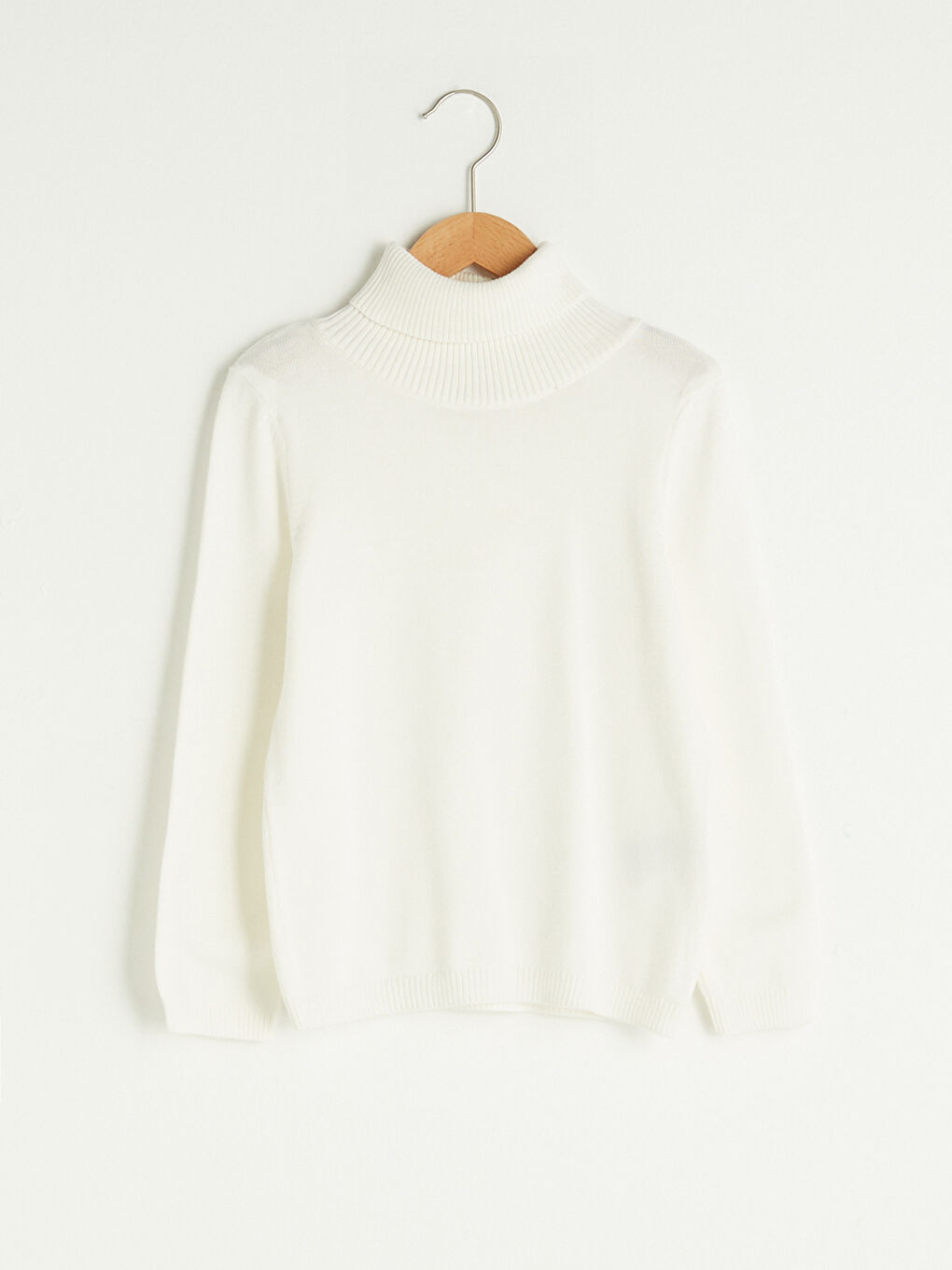 Базовая Водолазка Тонкий Свитер для Девочек