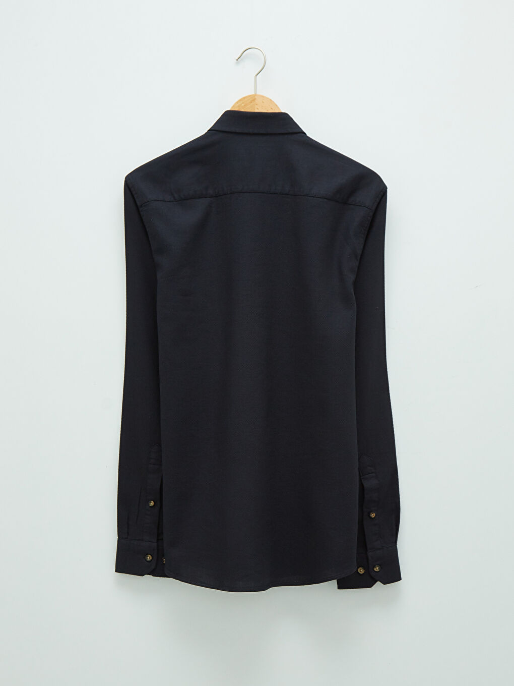 ерлерге арналған тар пішім ұзын жең добби матасы жейде-6