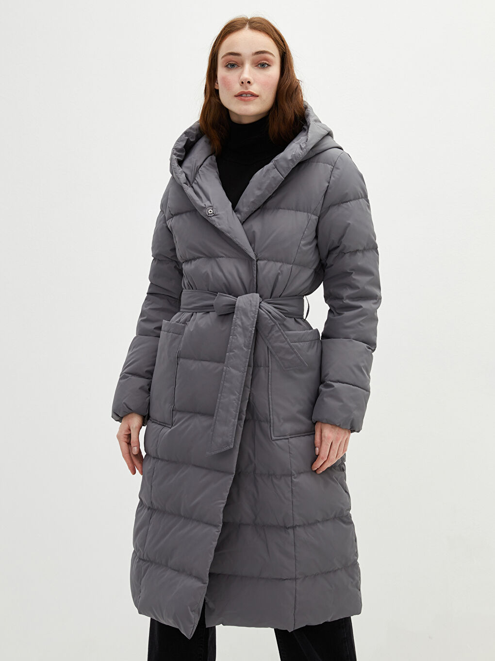 Žena ANTRASIT Puffer jakna/napuhana deblja jakna-3