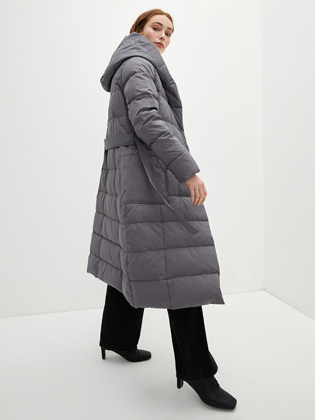 Žena ANTRASIT Puffer jakna/napuhana deblja jakna