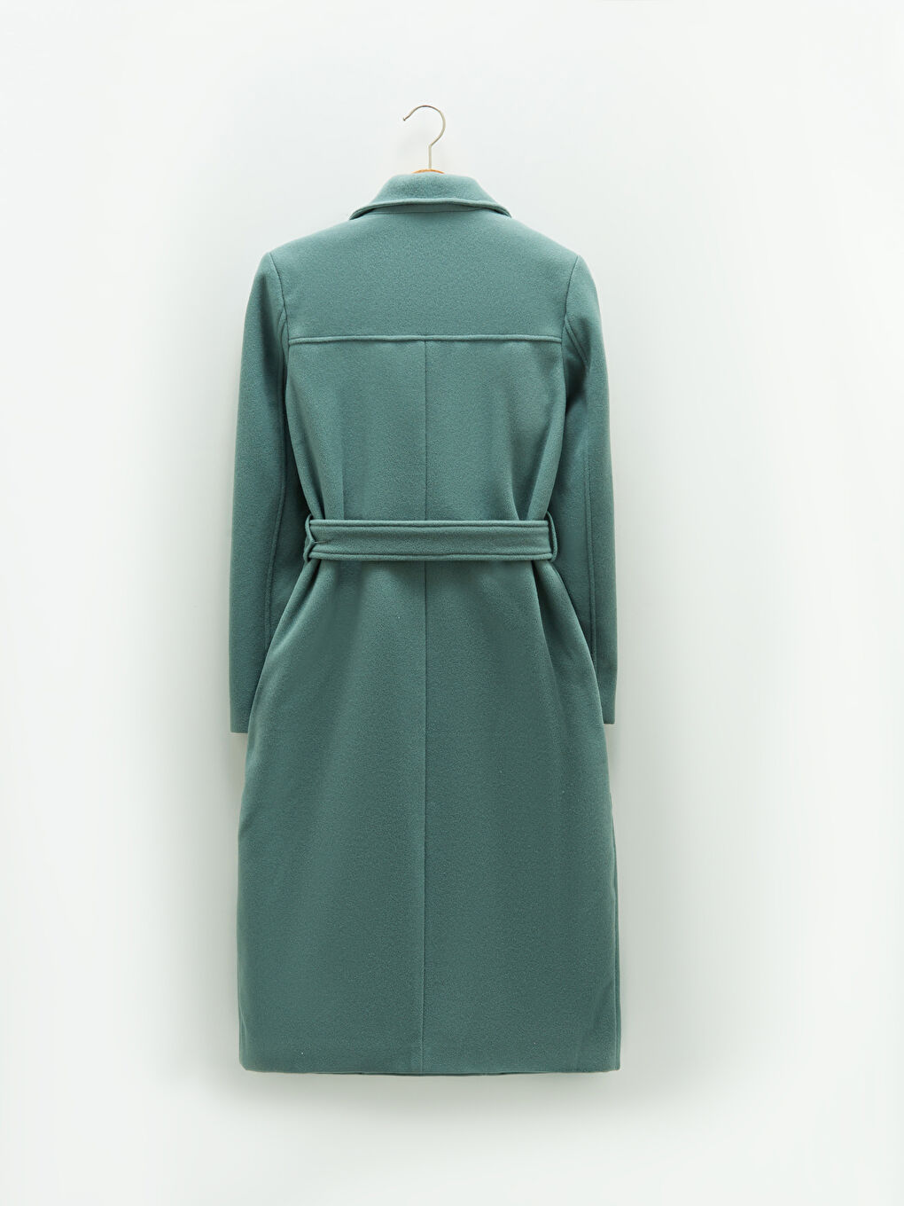 әйелдерге арналған қалтасы бар ұзын жеңді кәчет пальто-6