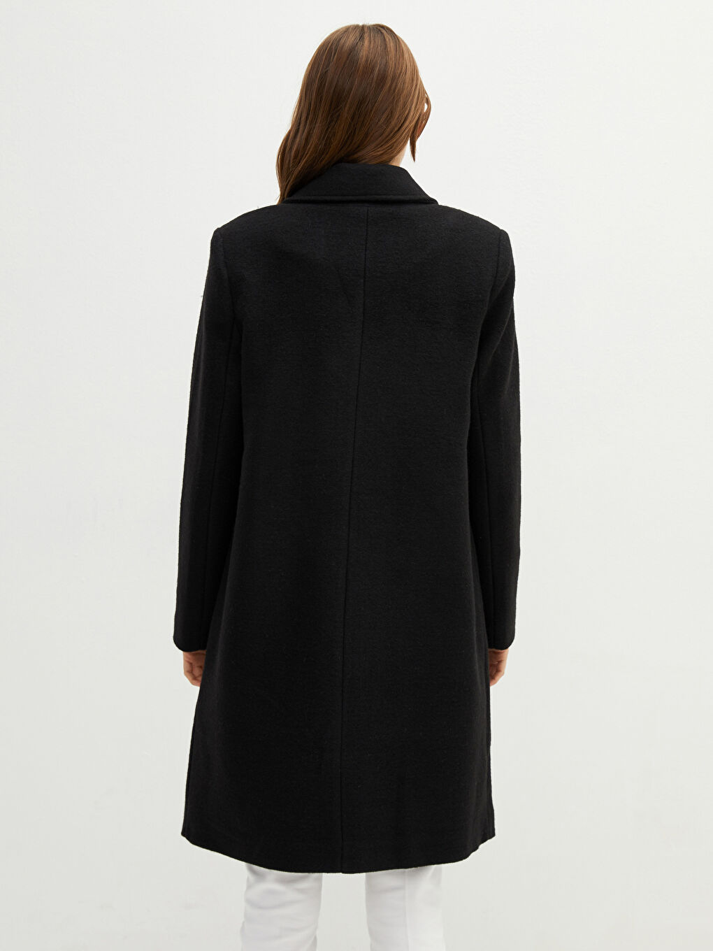 Пальто Женское Cachet С Карманами, Отложным Воротником И Длинными Рукавами-4