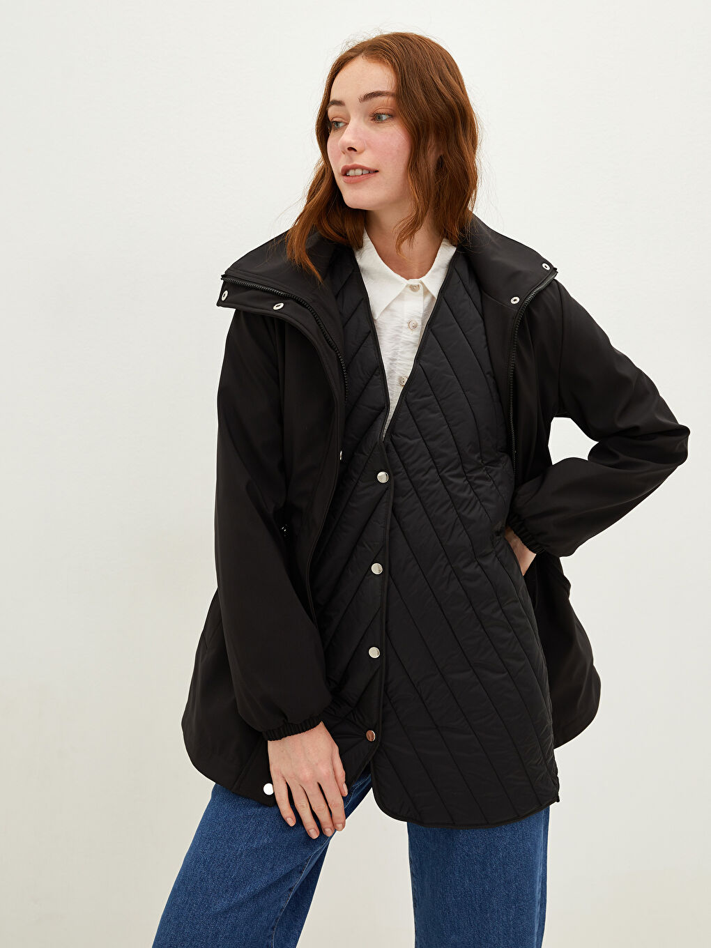 Women's Raincoat and Vest-1