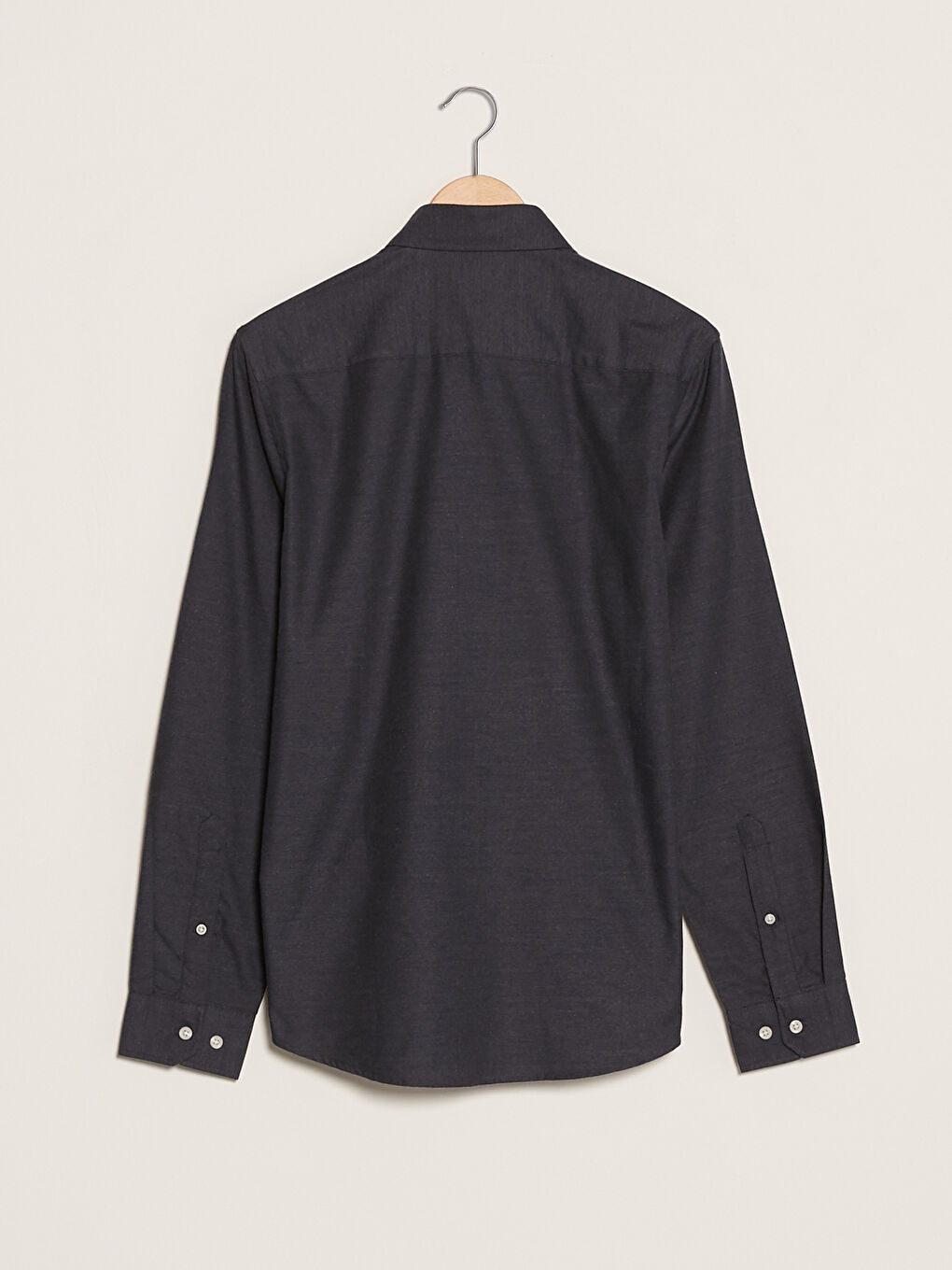 LCWAIKIKI Basic Slim Fit Long Sleeve Men's Shirt -W10881Z8-QD3