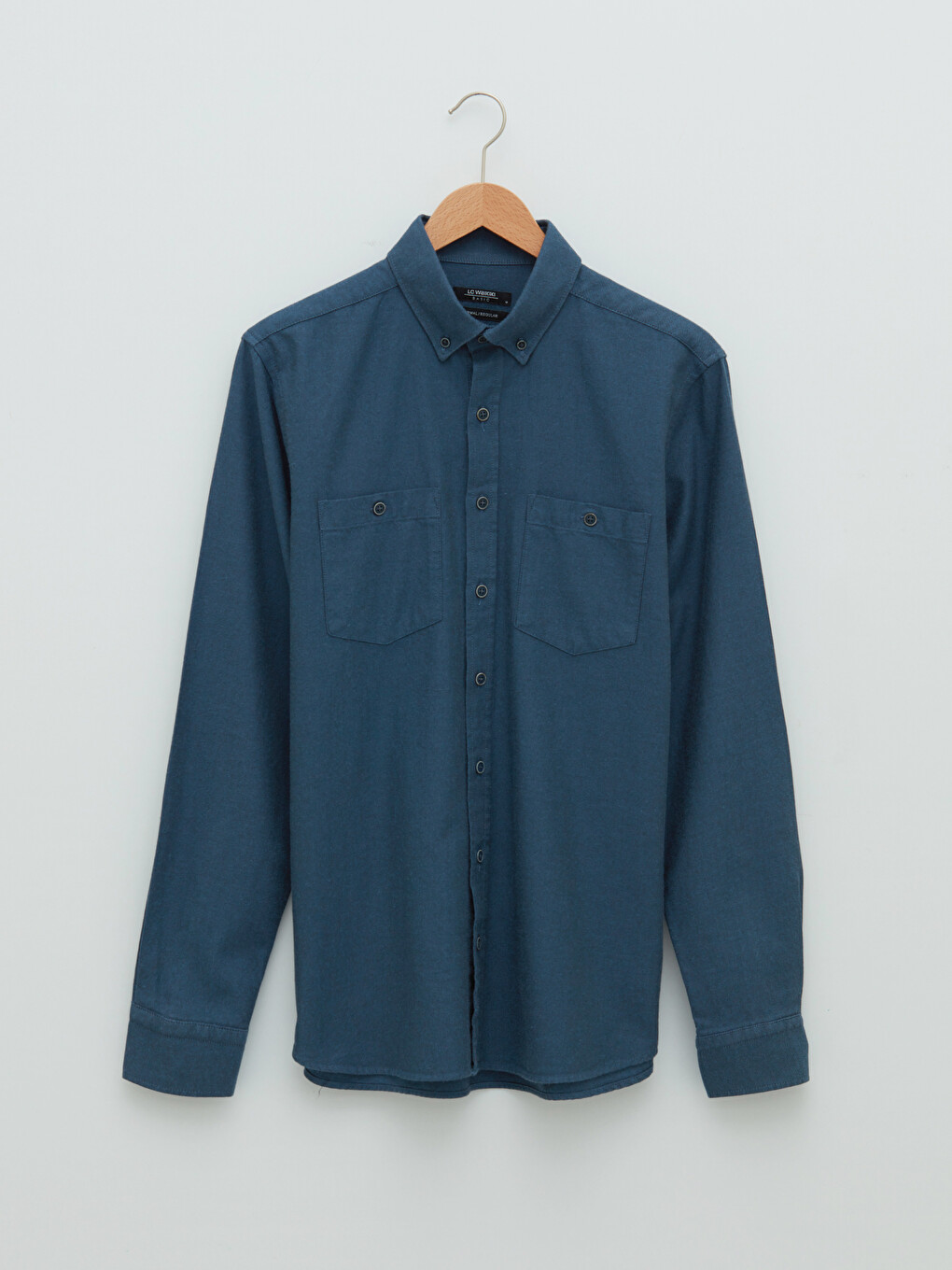 Regular Fit Long Sleeve Gabardine Men's Shirt-5