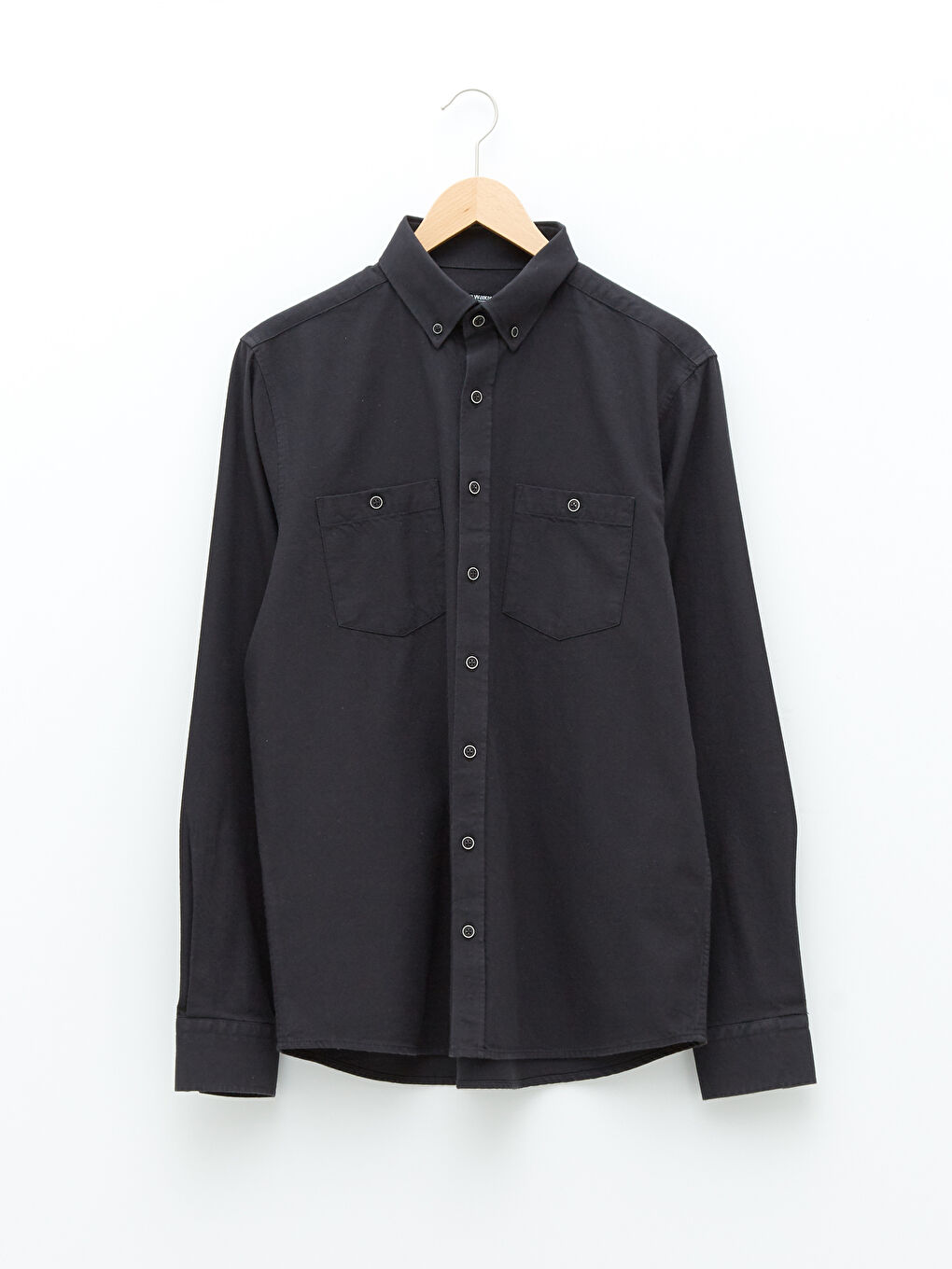 LCWAIKIKI Basic Regular Fit Long Sleeve Gabardine Men's Shirt -W10891Z8-CVL