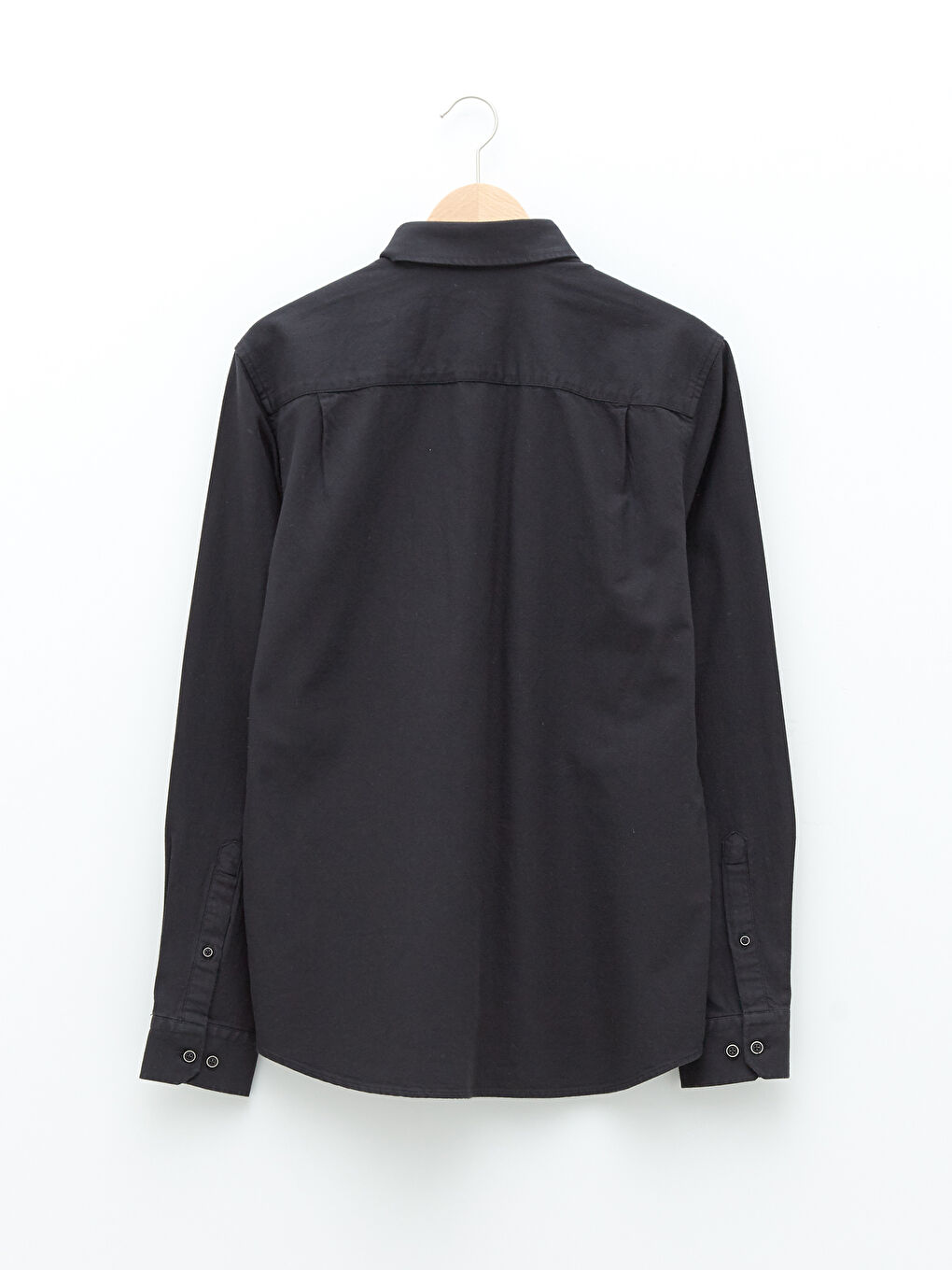 LCWAIKIKI Basic Regular Fit Long Sleeve Gabardine Men's Shirt -W10891Z8-CVL
