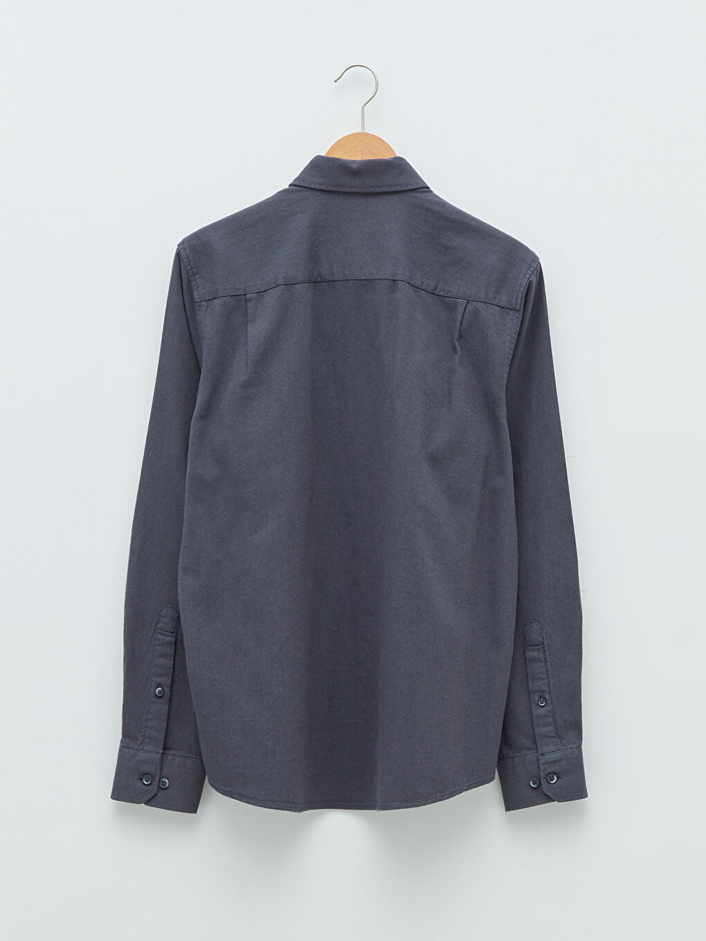 Regular Fit Long Sleeve Gabardine Men's Shirt-6