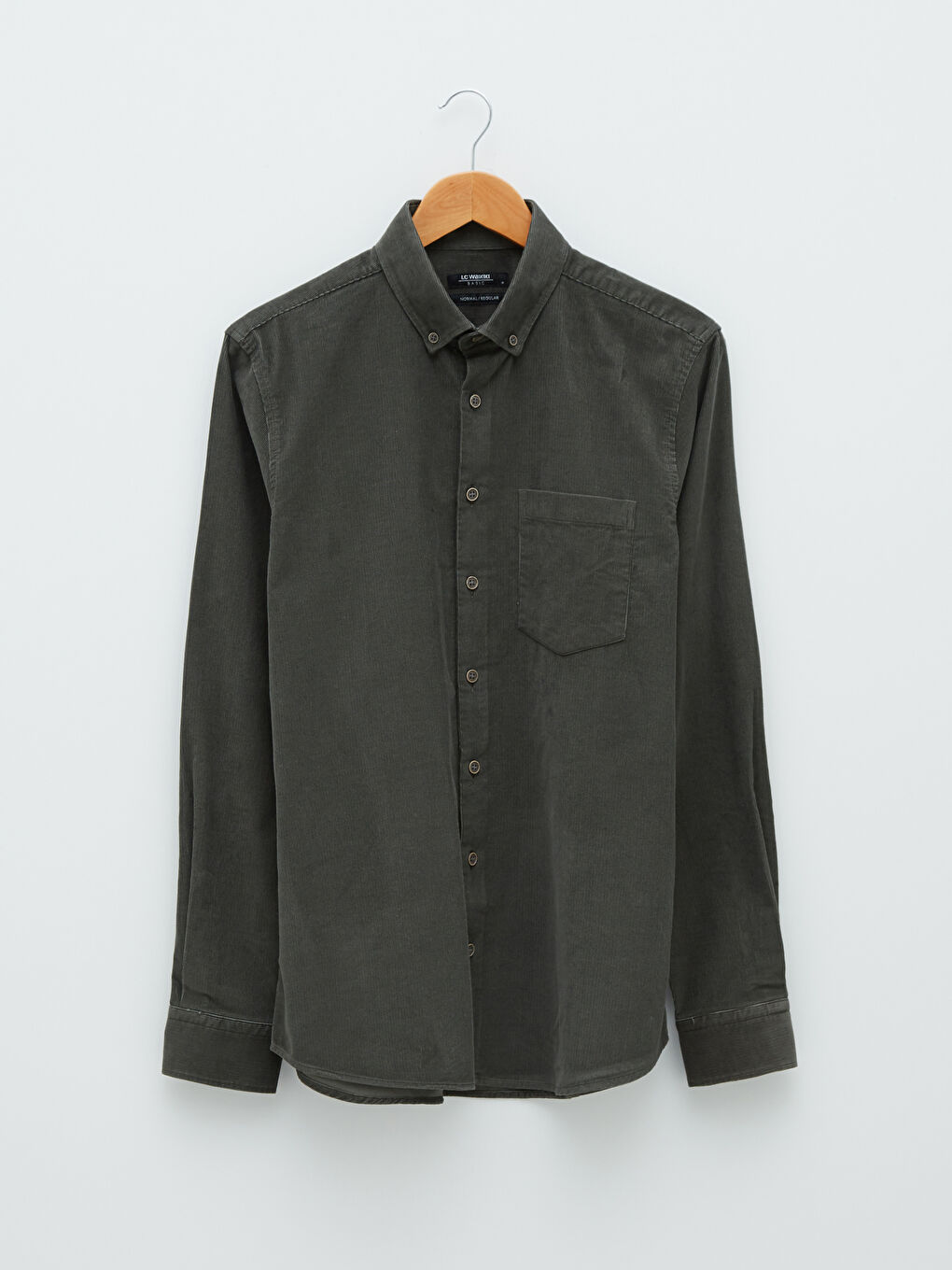 Ерлерге арналған ұзын жеңді барқыт жейде-5