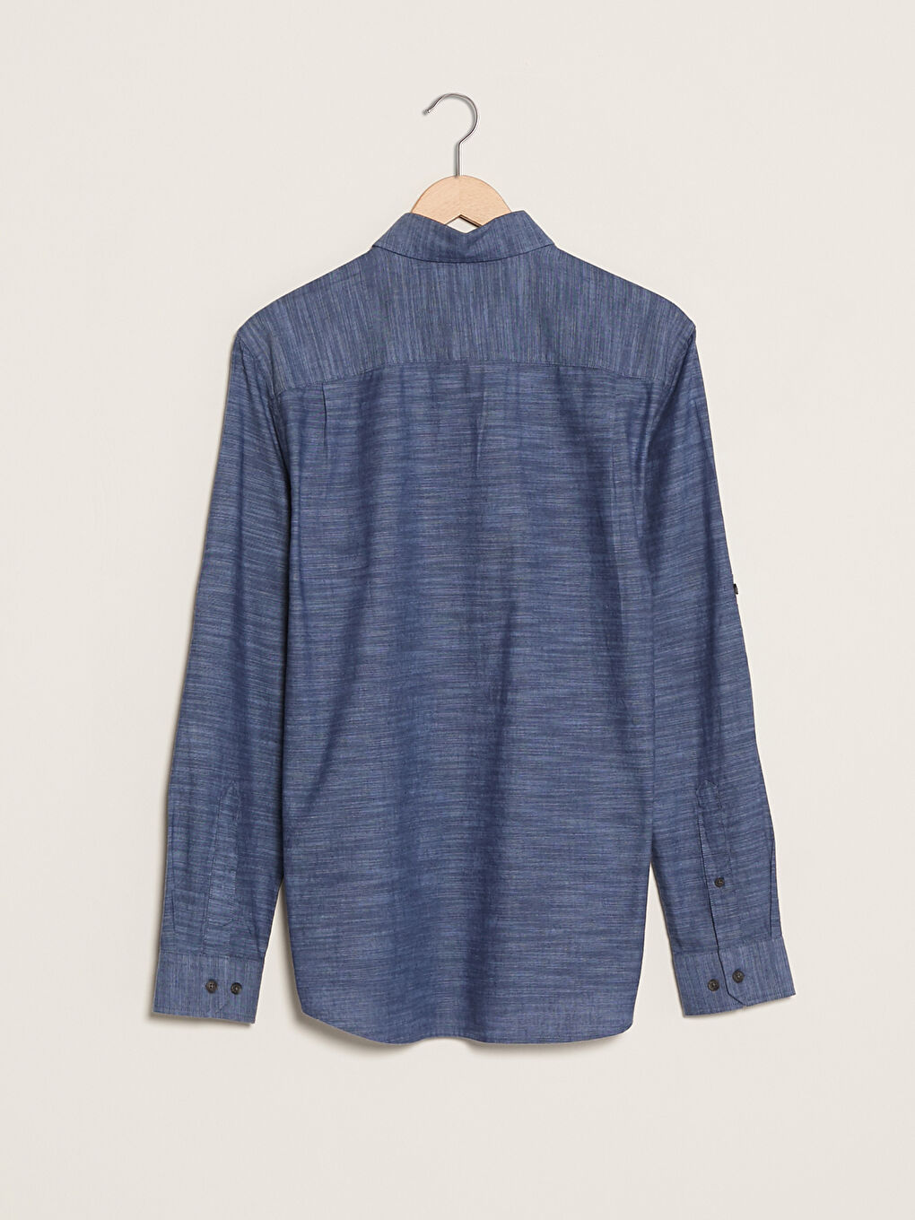 Рубашка Мужская Поплиновая Узорчатая С Длинным Рукавом Стандартного Кроя-6