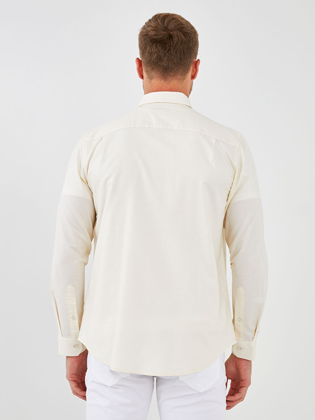 LCWAIKIKI Basic Regular Fit Long Sleeve Oxford Men's Shirt -W10896Z8-RQH