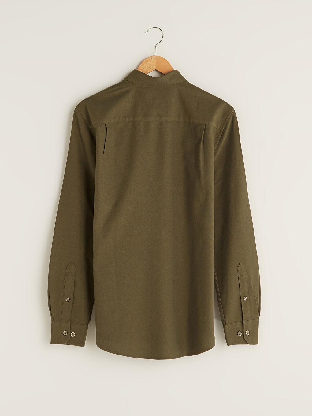 Chemise Oxford à Manches Longues pour Hommes Coupe Régulière-6