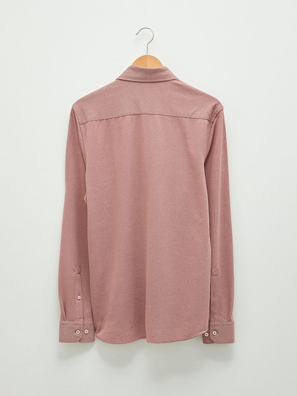 قميص رجالي محبوك بأكمام طويلة وقصة ضيقة-7