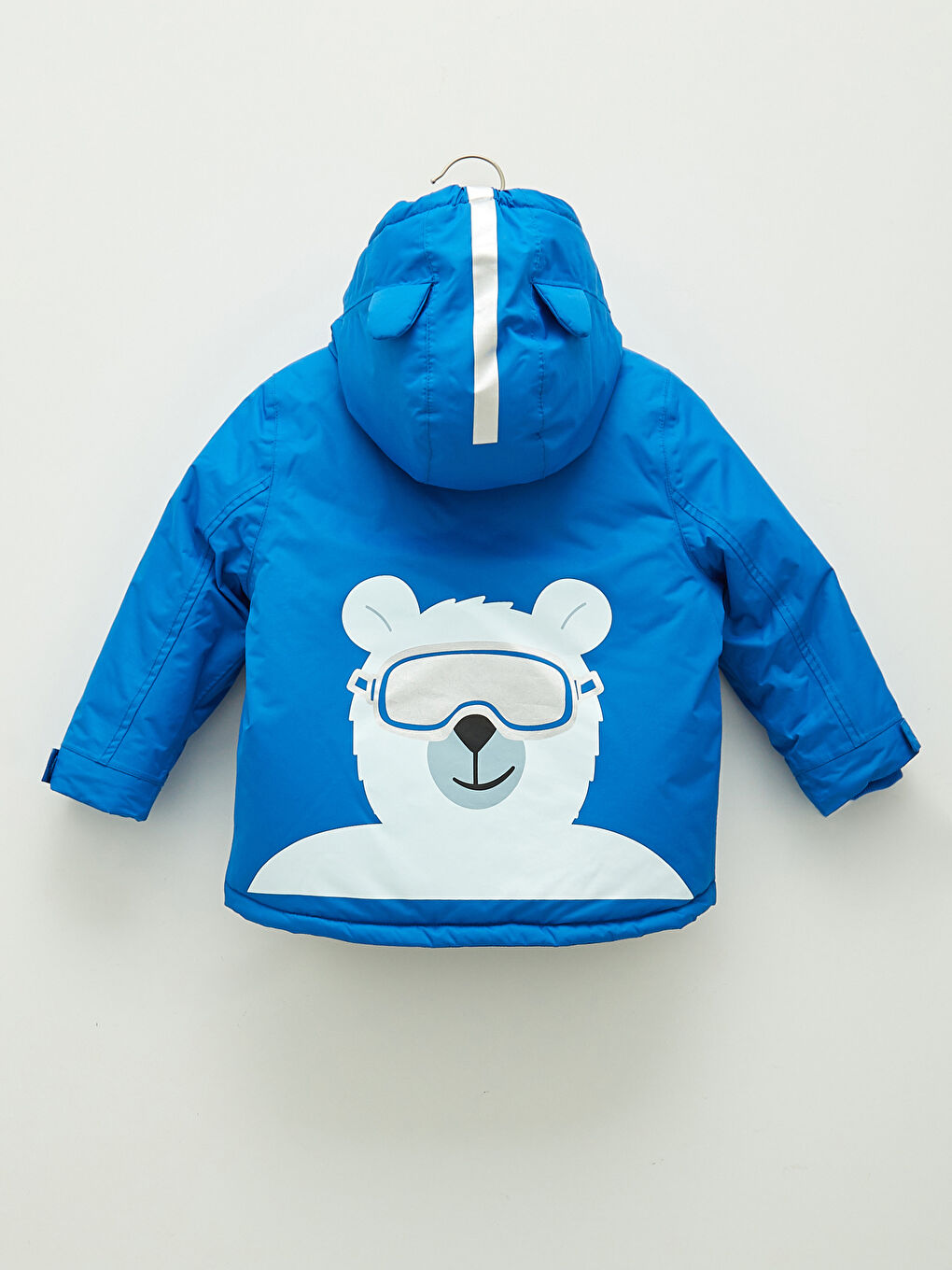 Palton Basic Pentru Bebeluși Băieți, Cu Glugă și Mânecă Lungă-1