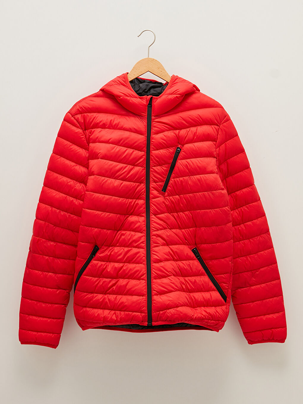 Стандартное Тонкое Мужское Пальто С Капюшоном-5