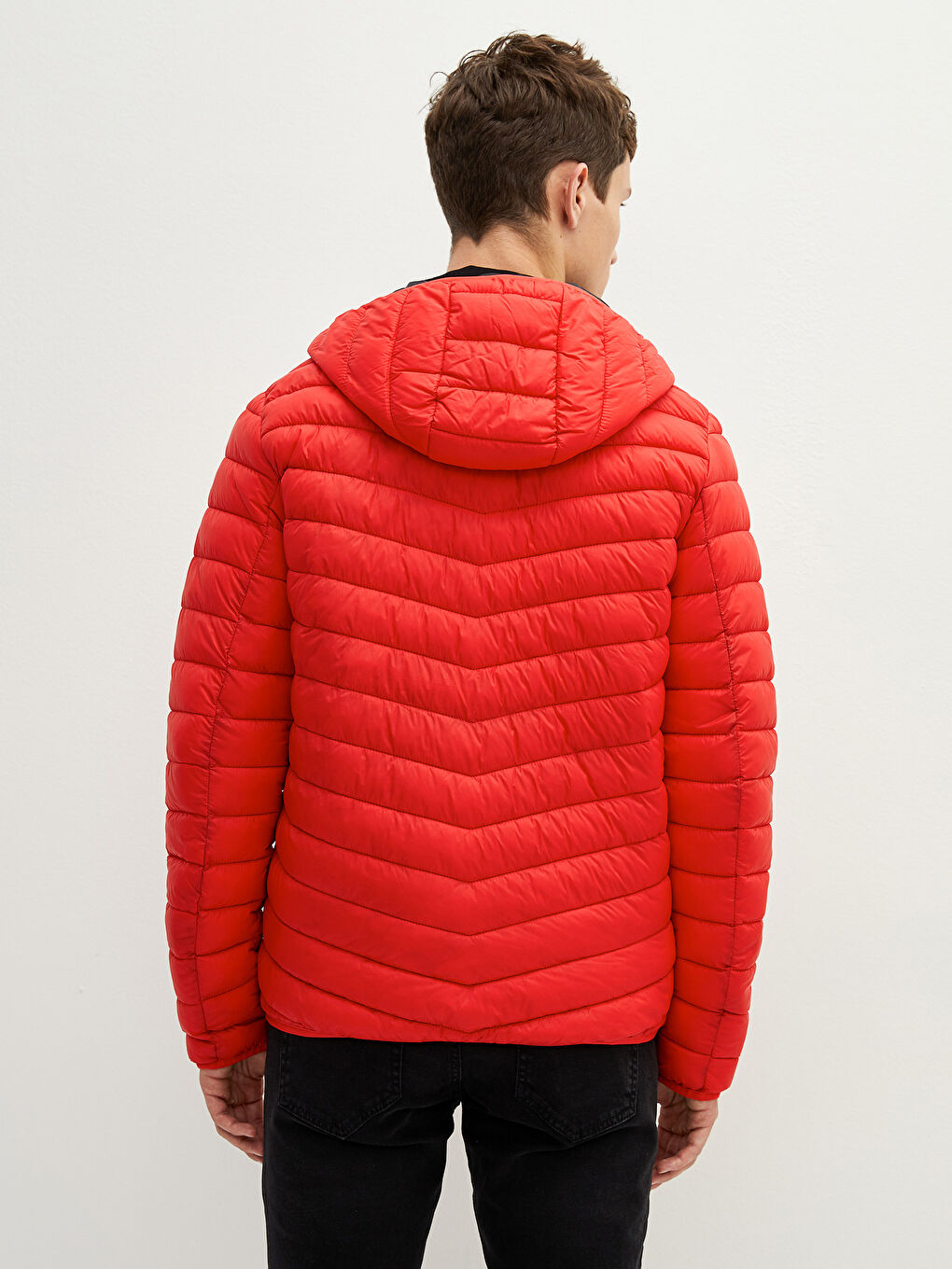 Стандартное Тонкое Мужское Пальто С Капюшоном-4