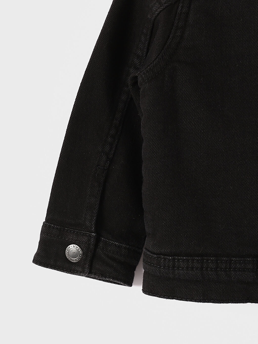 Geacă din Denim Basic cu Mânecă Lungă pentru Bebeluși Băieți-3