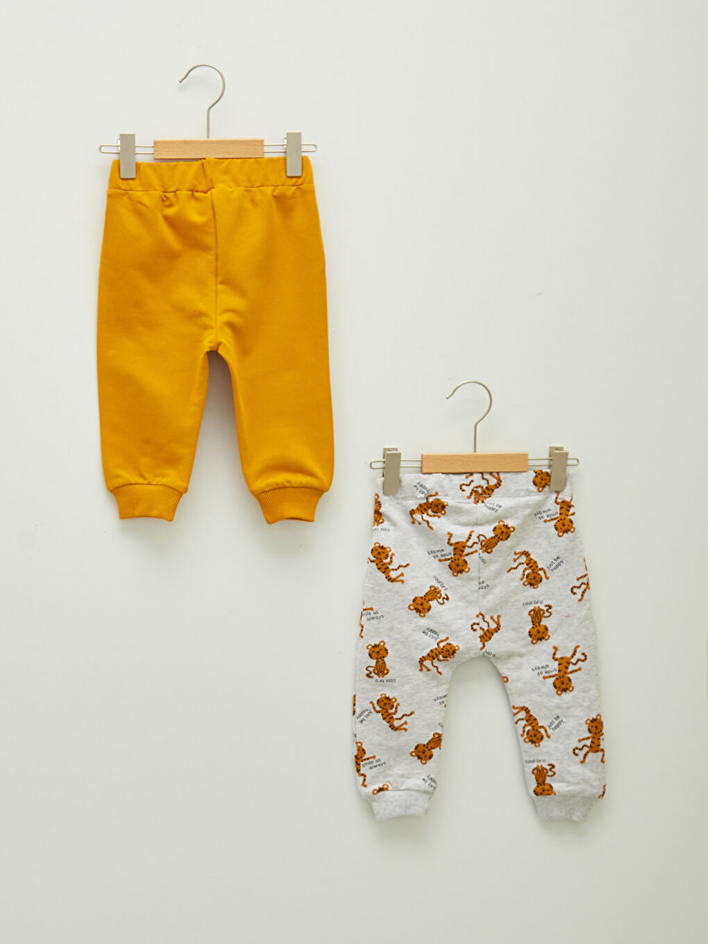 Elastic Waist Baby Boy Jogger Pants 2 Pack-1