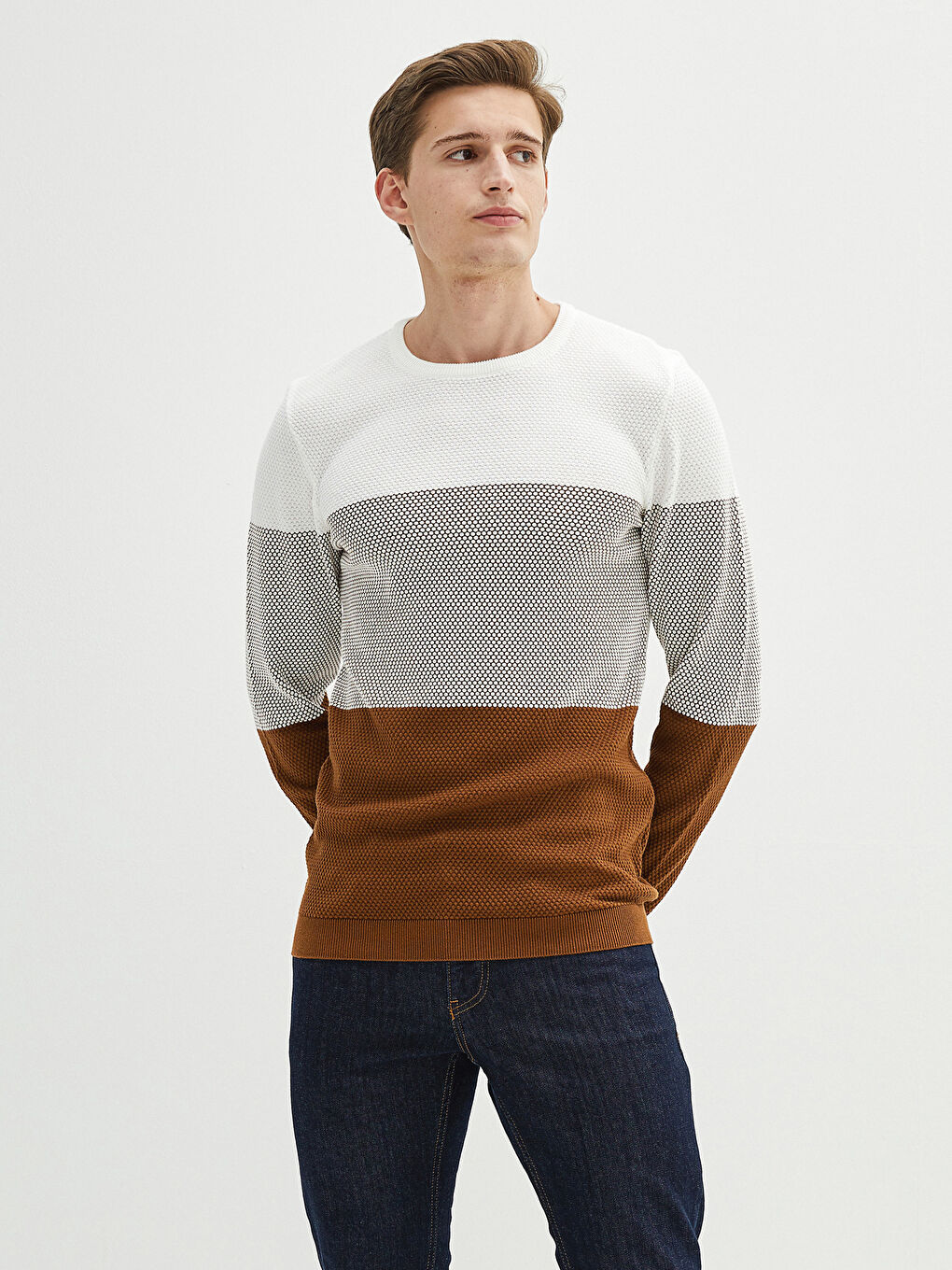 Muškarac BEŽ Džemper -1