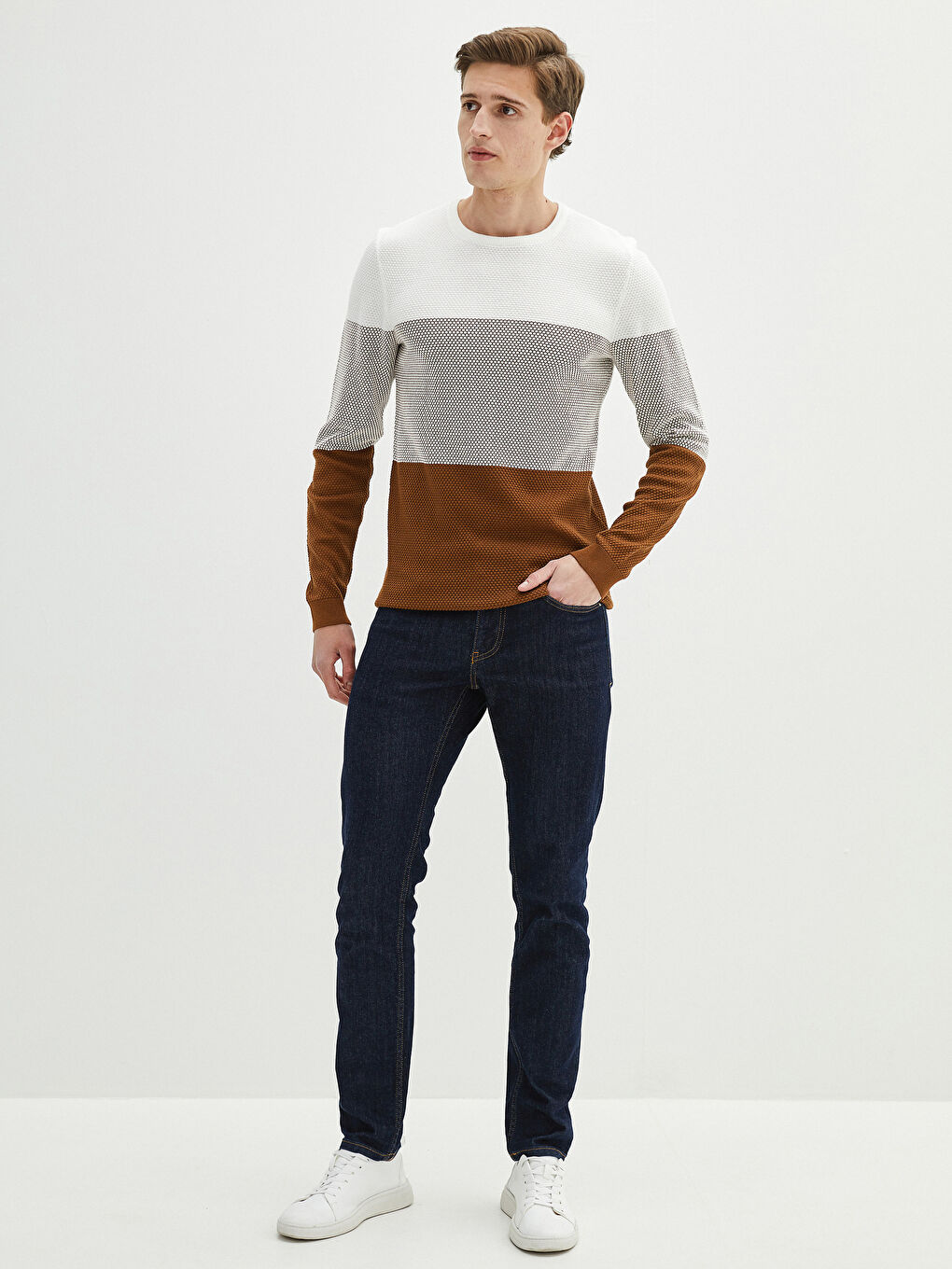 Muškarac BEŽ Džemper -2