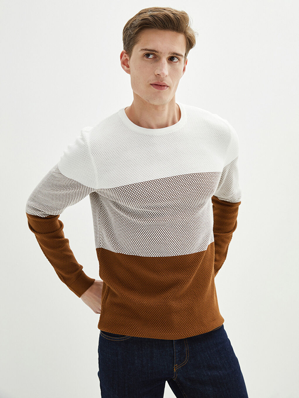 Muškarac BEŽ Džemper 