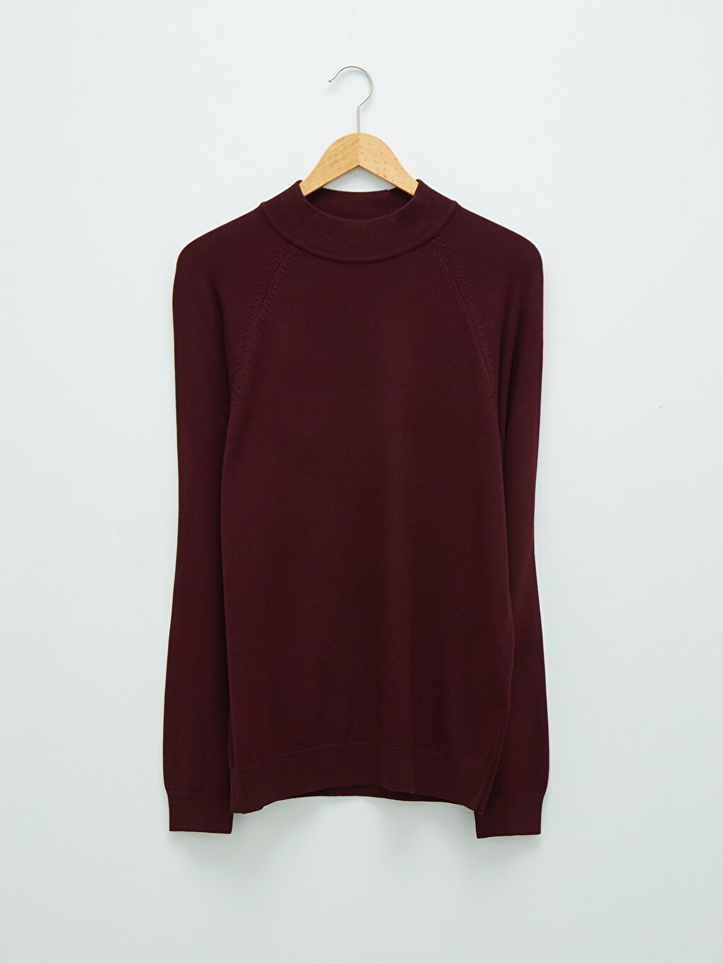 Half Turtleneck Long Sleeve Men's Knitwear Sweater-5