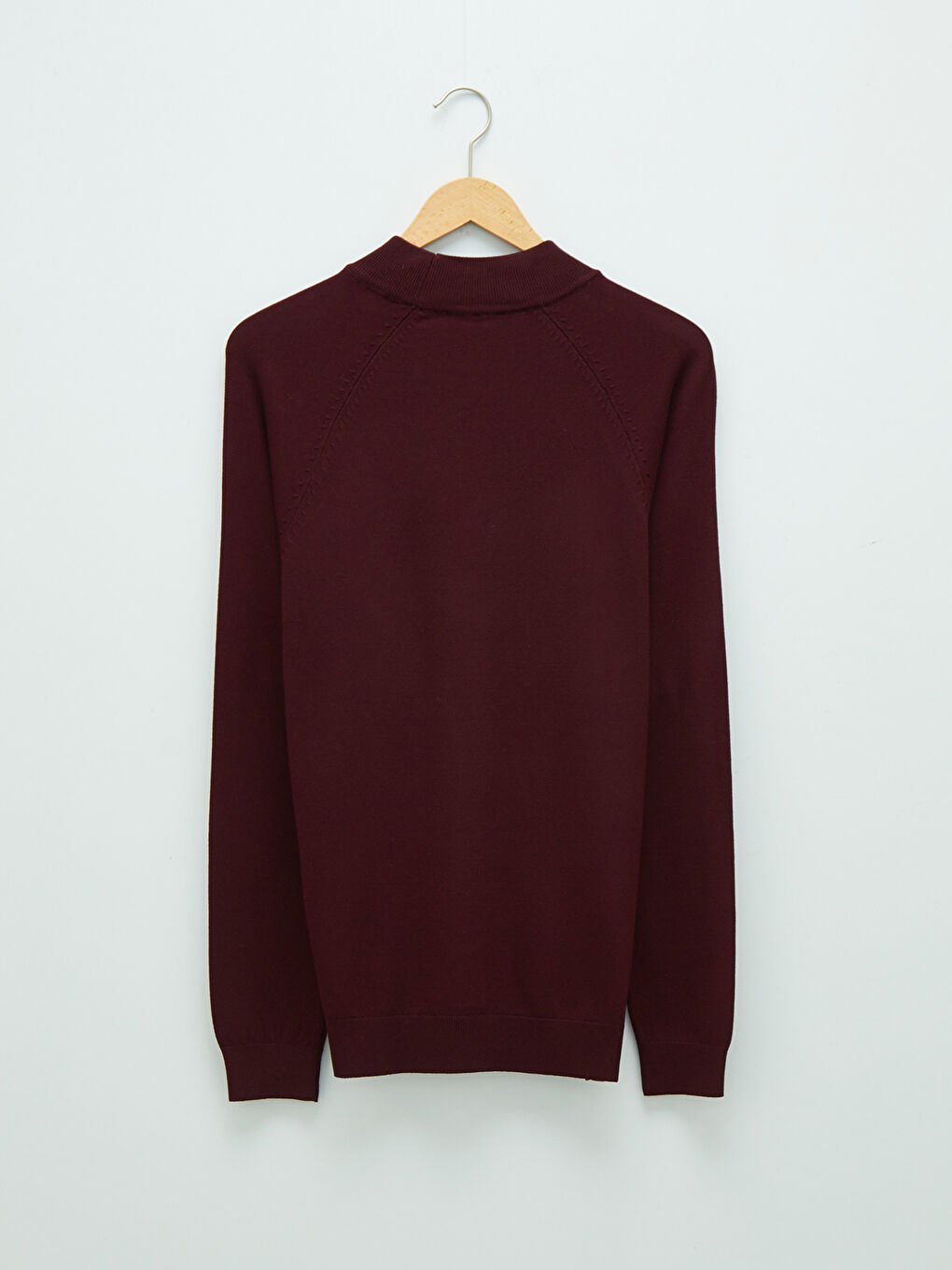 Half Turtleneck Long Sleeve Men's Knitwear Sweater-6