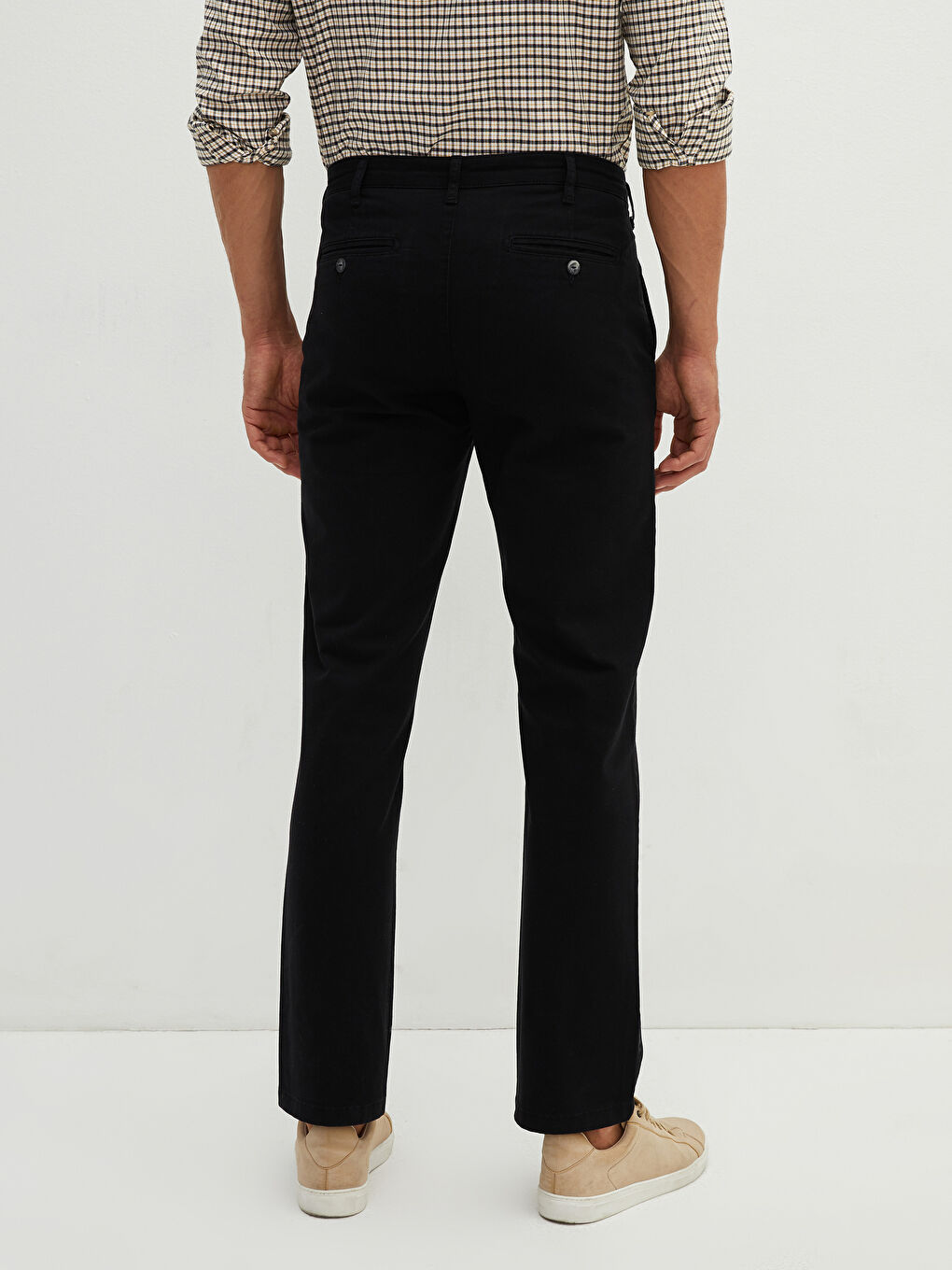LCWAIKIKI Classic Normal Fit Gabardine Men's Chino Trousers -W11061Z8-CVL