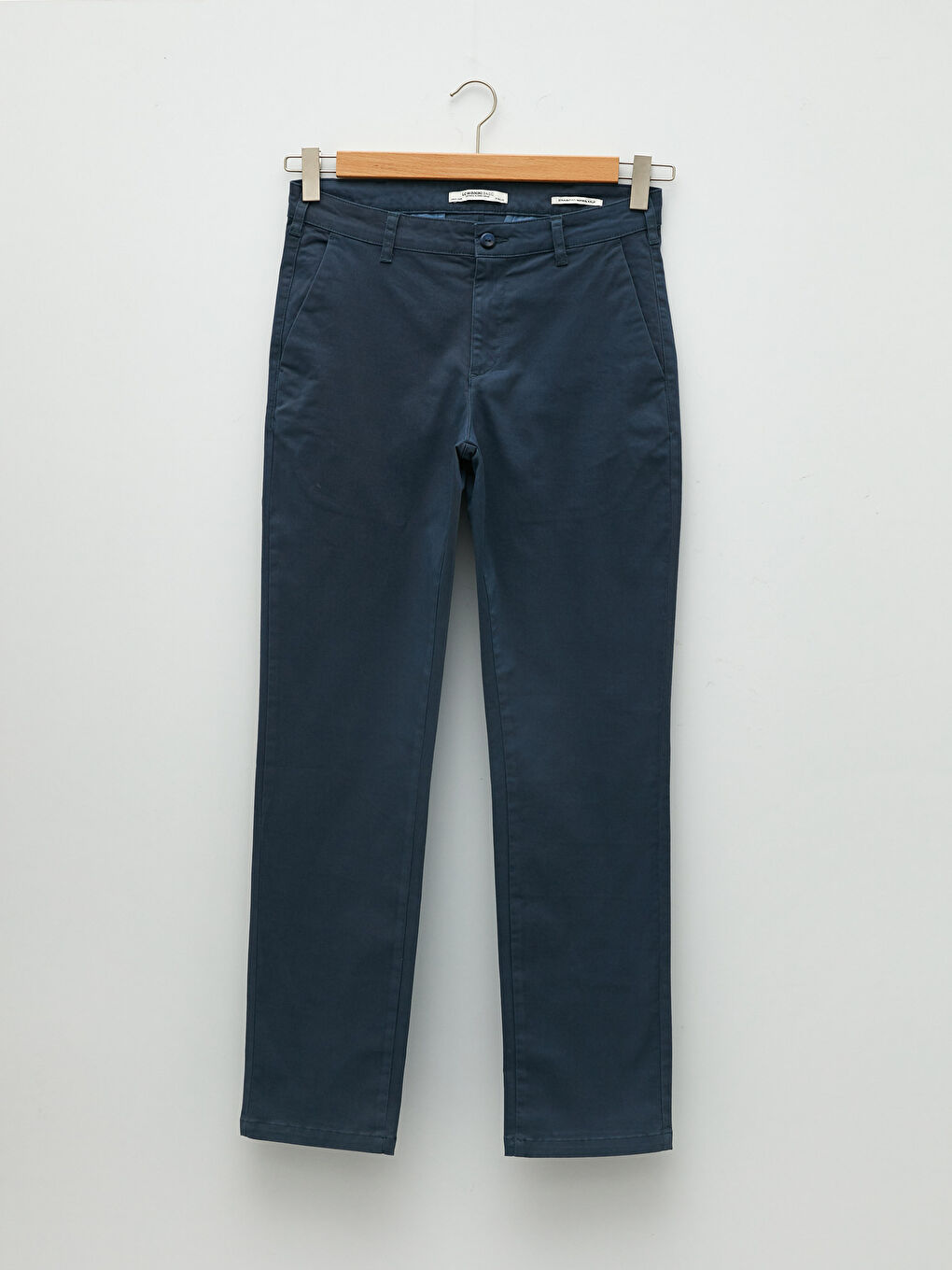 LCWAIKIKI Classic İndigo Normal Kalıp Gabardin Erkek Chino Pantolon - 5