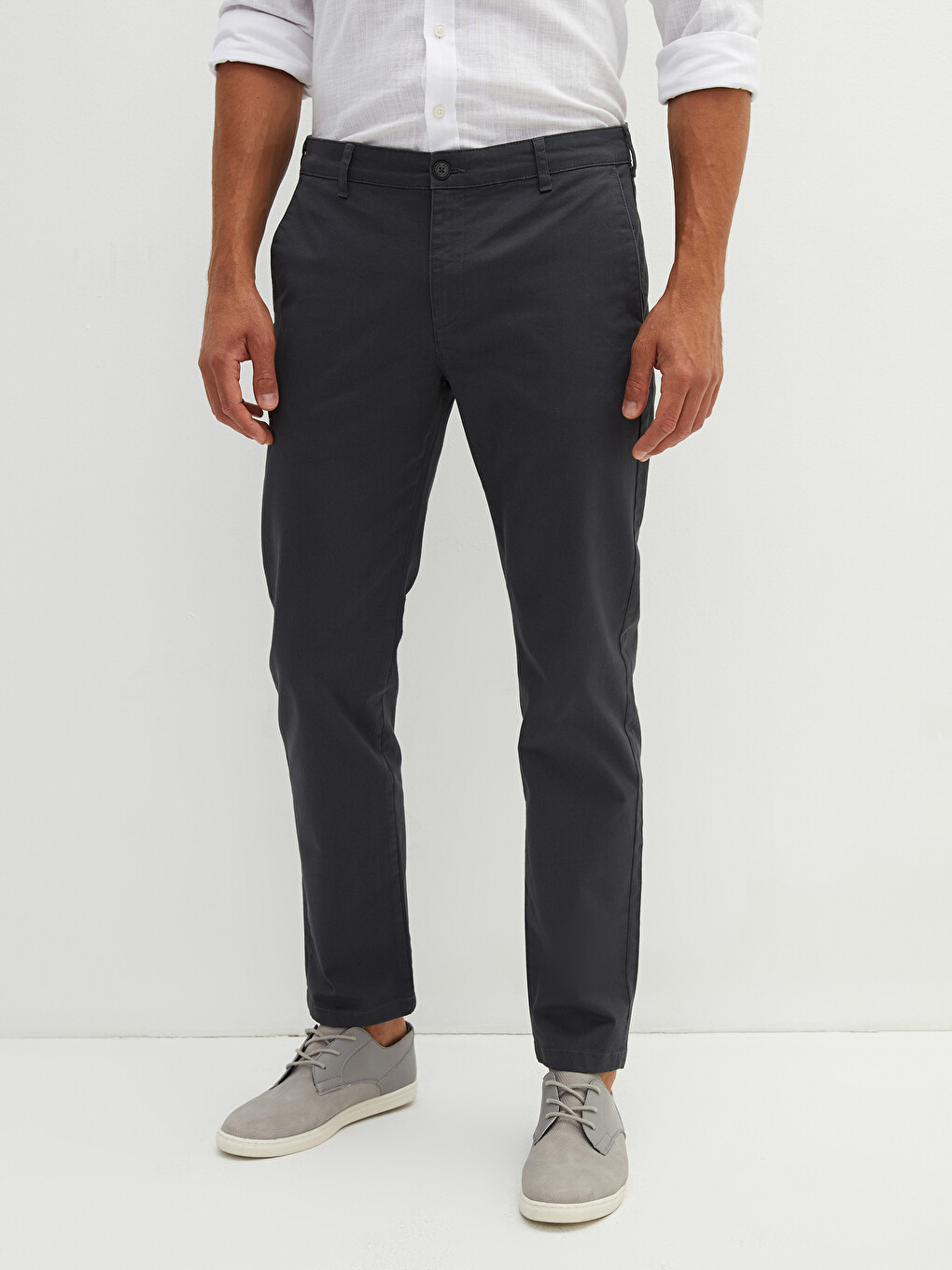 Uske Gabardinske Muške Chino Pantalone-2