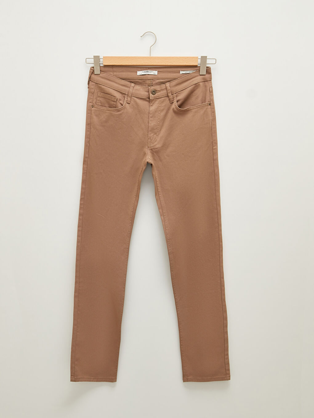 LCWAIKIKI Classic Bej Dar Kalıp Gabardin Erkek Chino Pantolon - 4