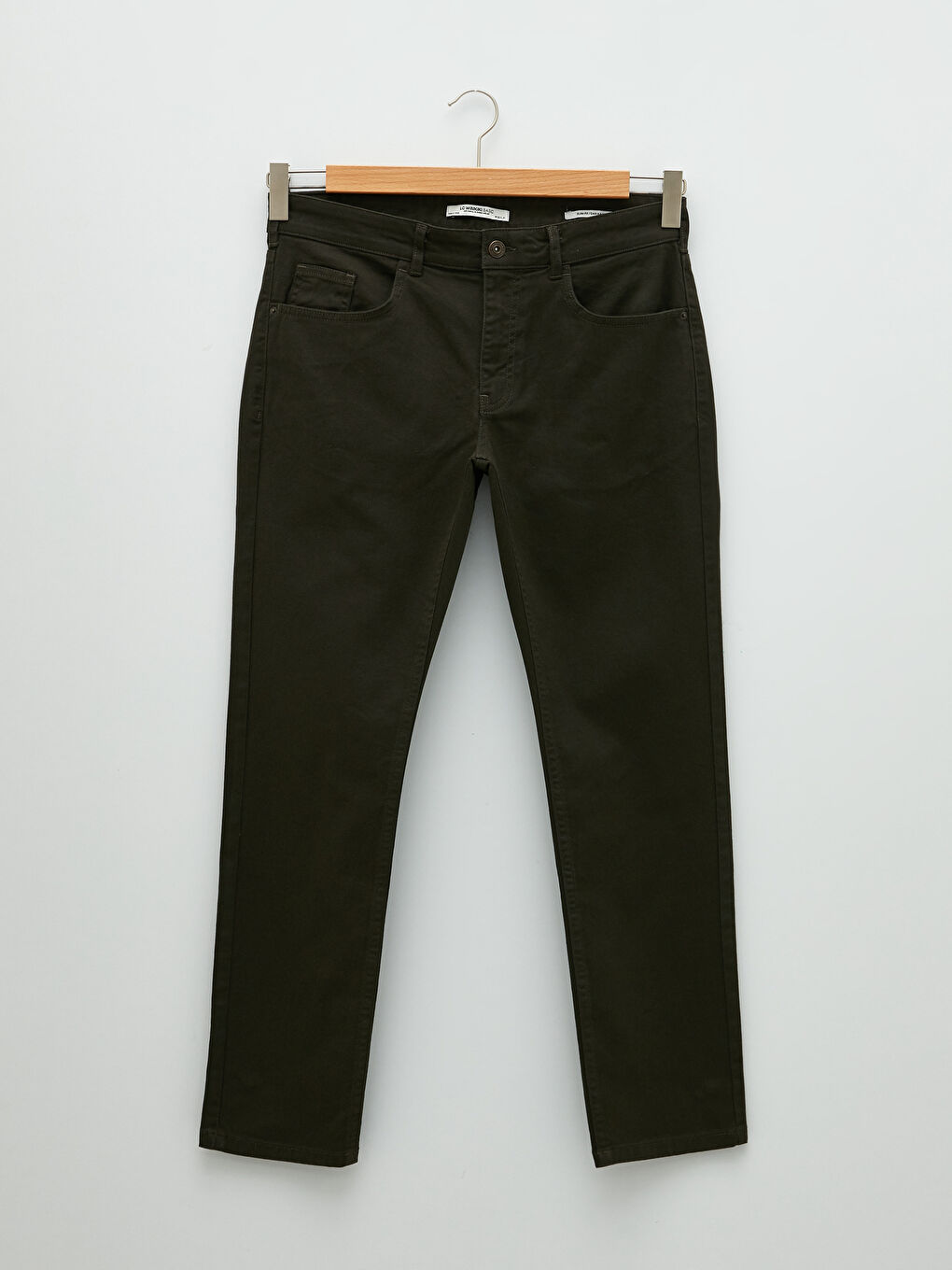 Slim Fit Gabardine Men's Chino Trousers-5